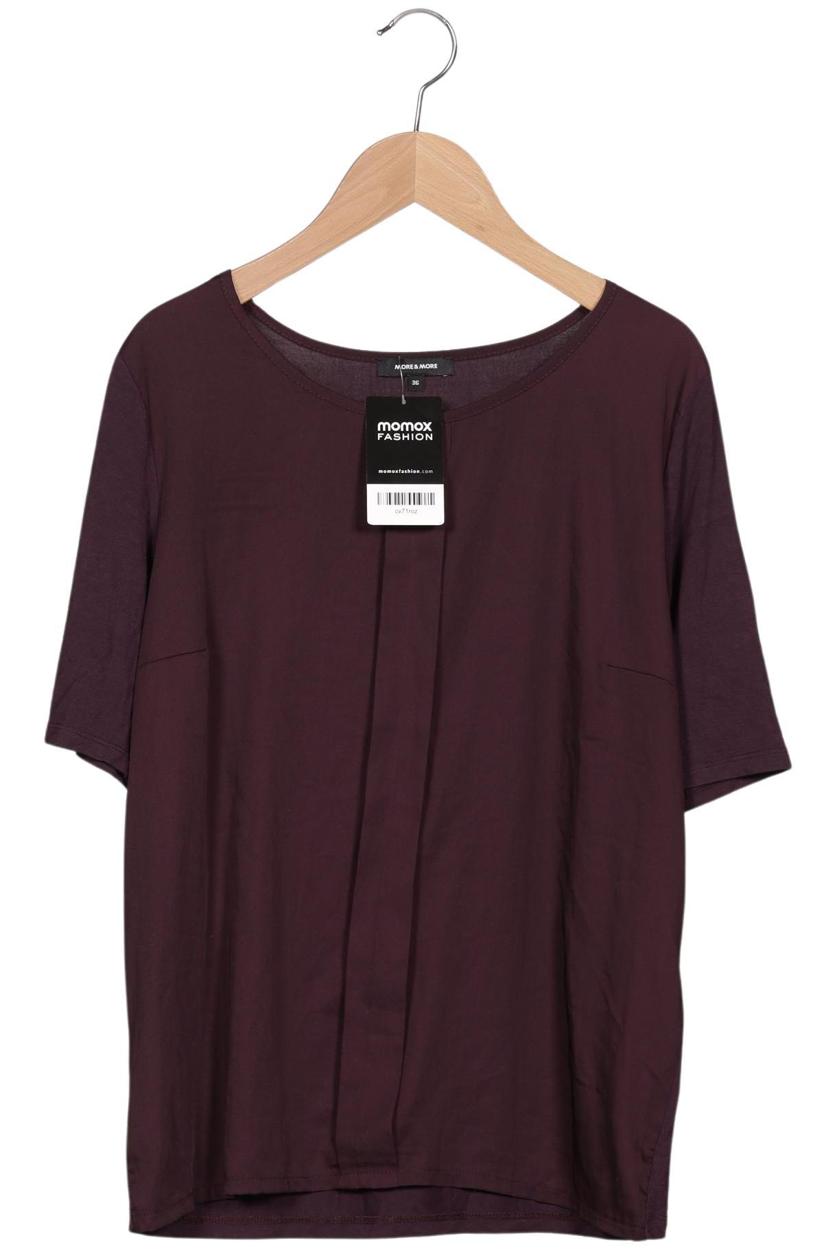 

More & More Damen T-Shirt, bordeaux, Gr. 36