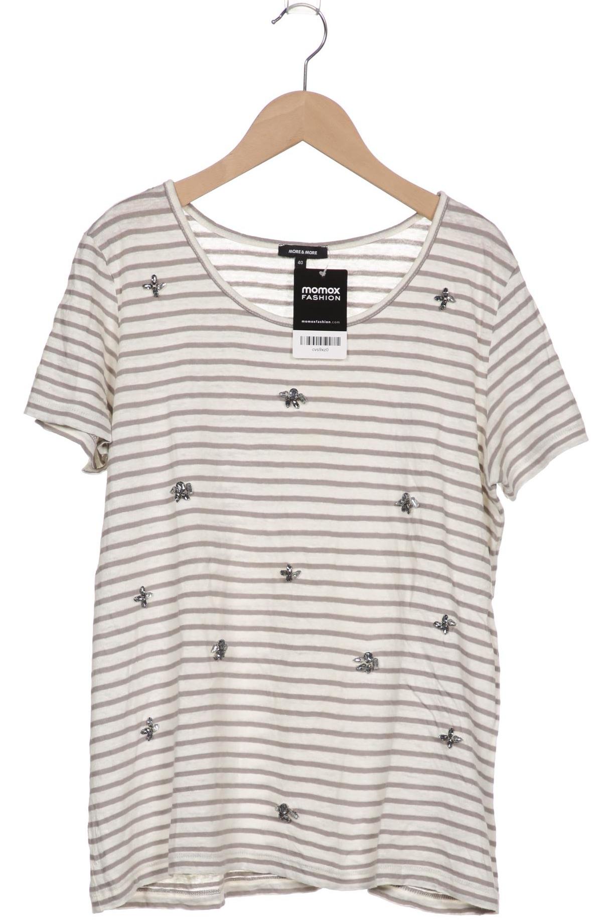 

More & More Damen T-Shirt, grau, Gr. 40