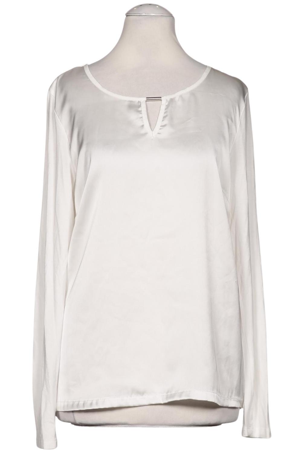 

More & More Damen Langarmshirt, weiß, Gr. 34