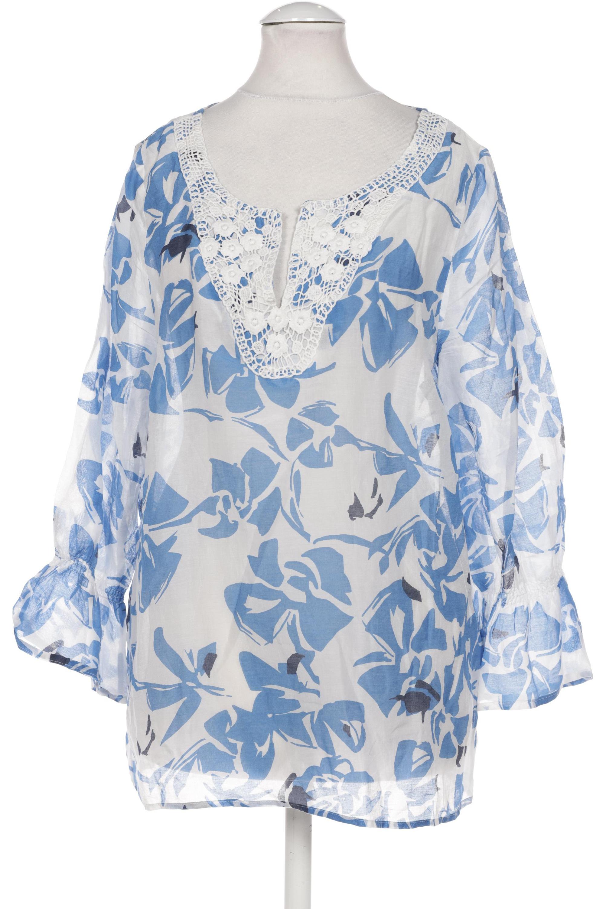 

More & More Damen Bluse, blau, Gr. 36