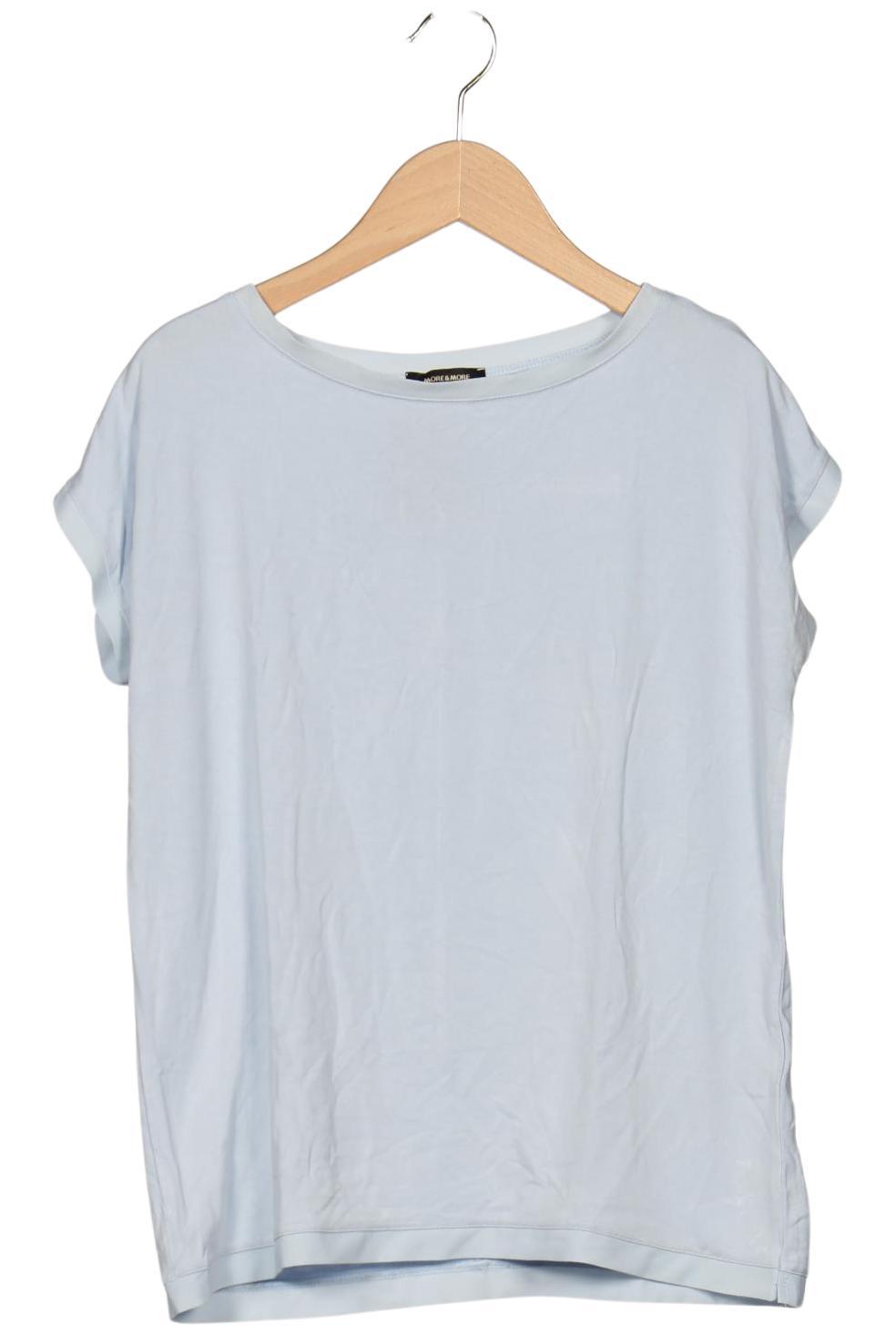 

More & More Damen T-Shirt, blau, Gr. 34