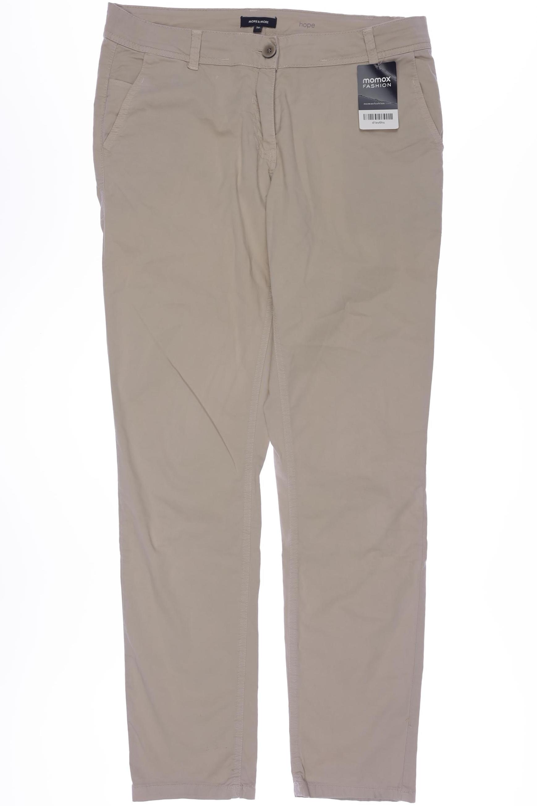 

More & More Damen Stoffhose, beige, Gr. 38