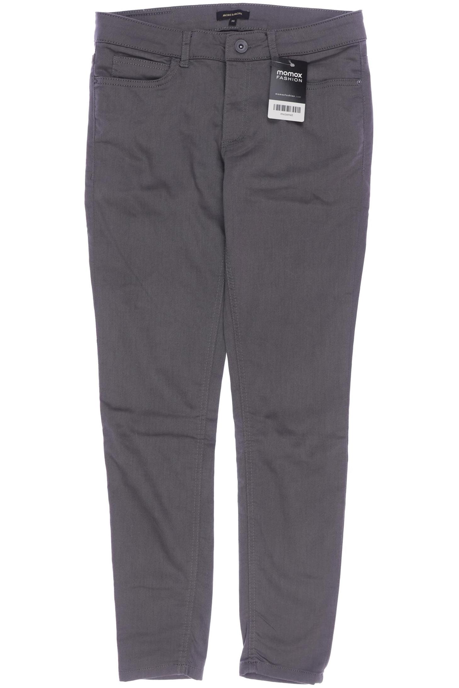 

More & More Damen Stoffhose, grau, Gr. 36