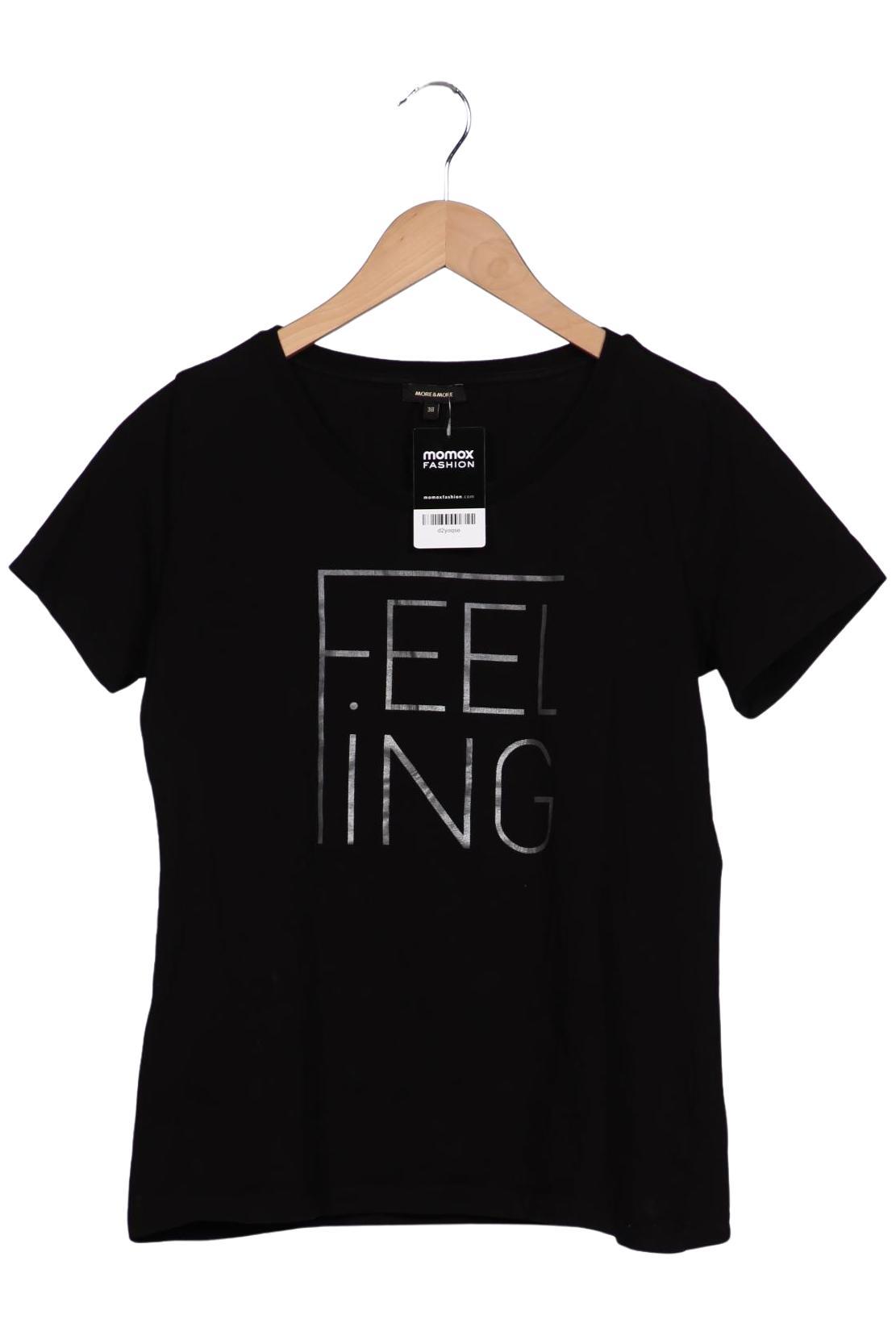 

More & More Damen T-Shirt, schwarz, Gr. 38