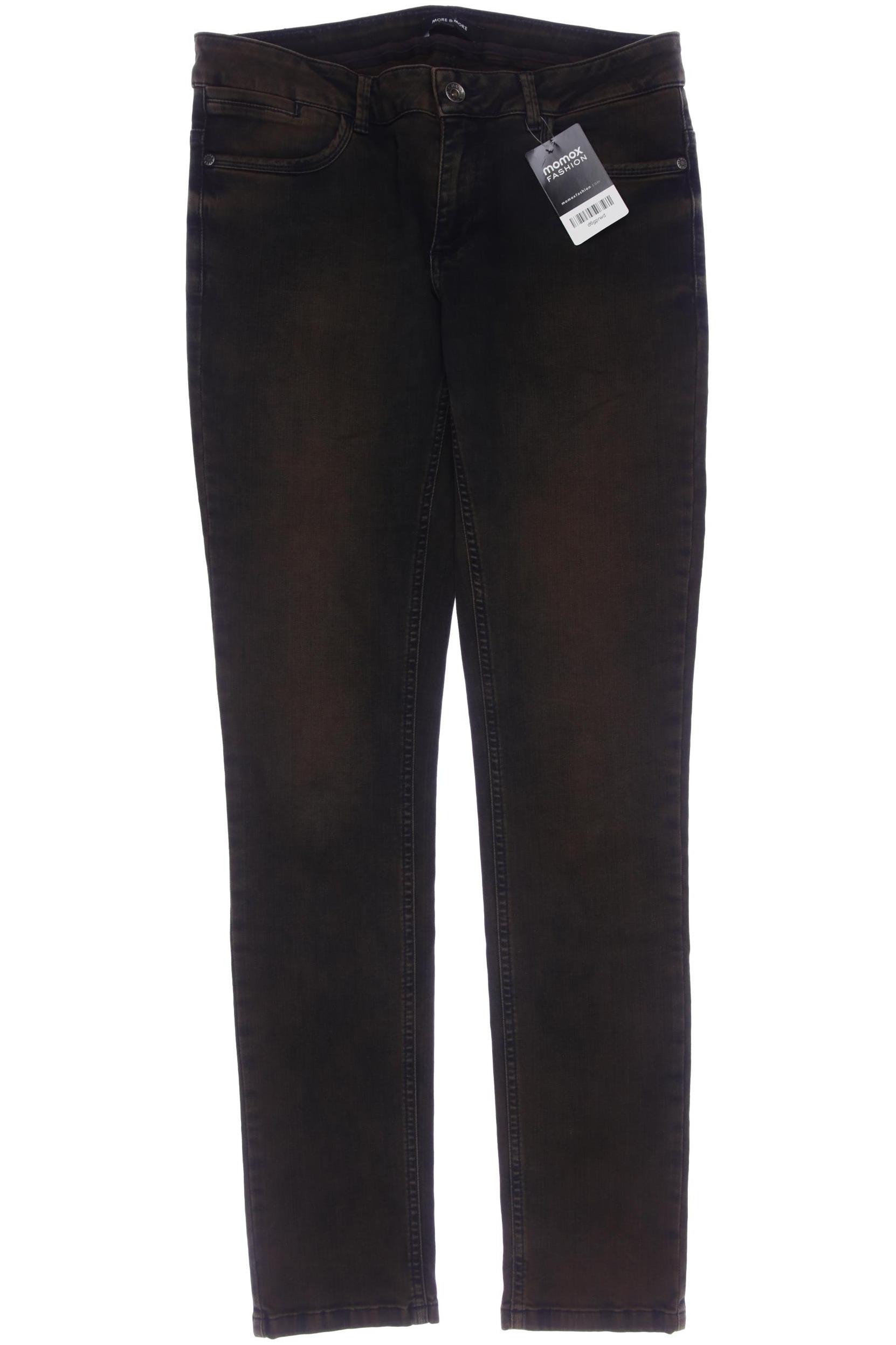 

More & More Damen Jeans, braun, Gr. 38