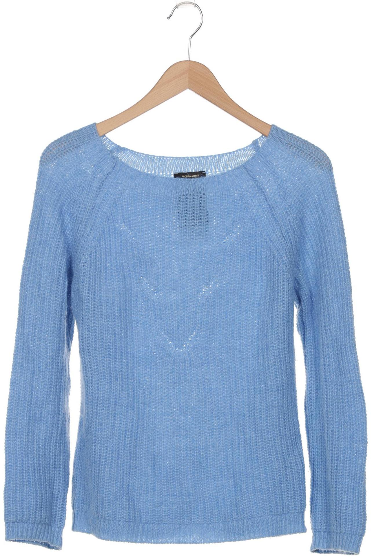 

More & More Damen Pullover, blau, Gr. 34