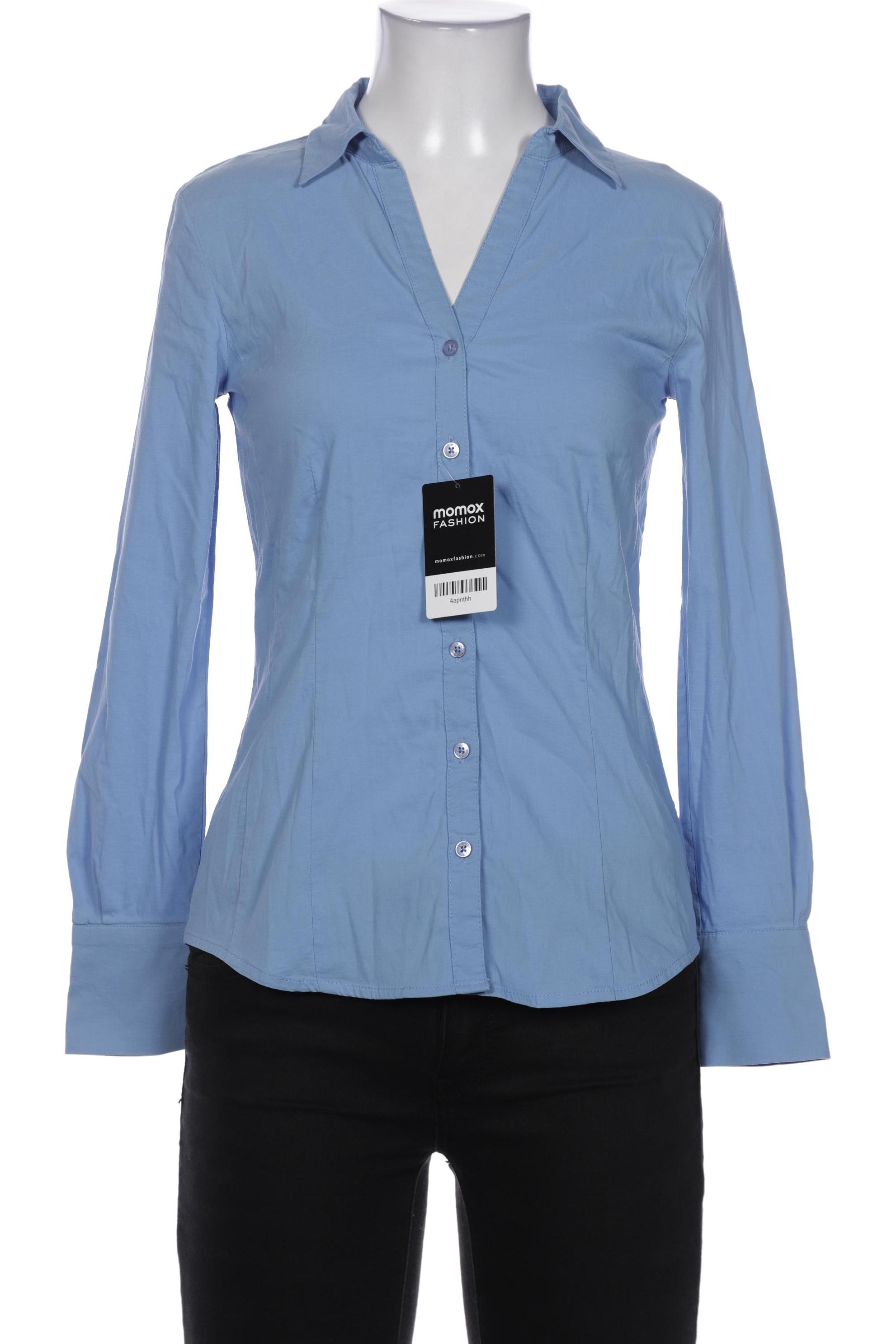 

More & More Damen Bluse, blau, Gr. 34