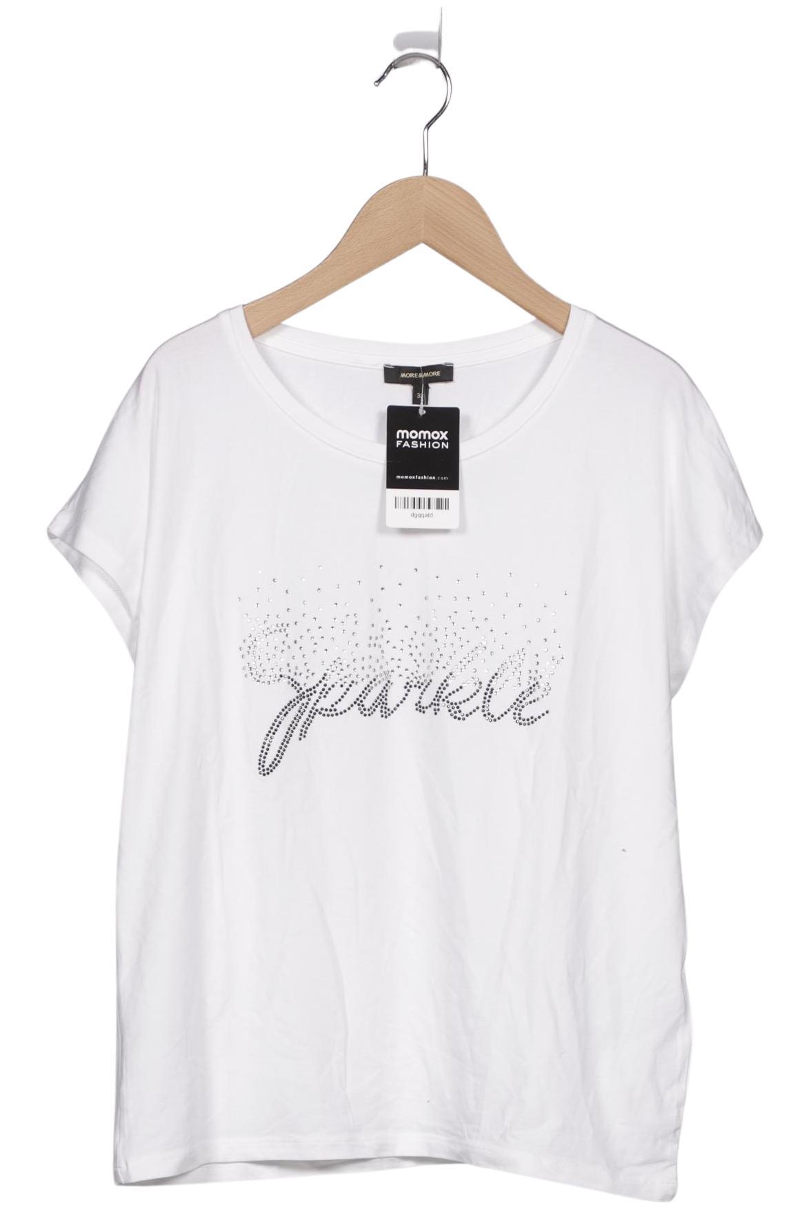 

More & More Damen T-Shirt, weiß, Gr. 38