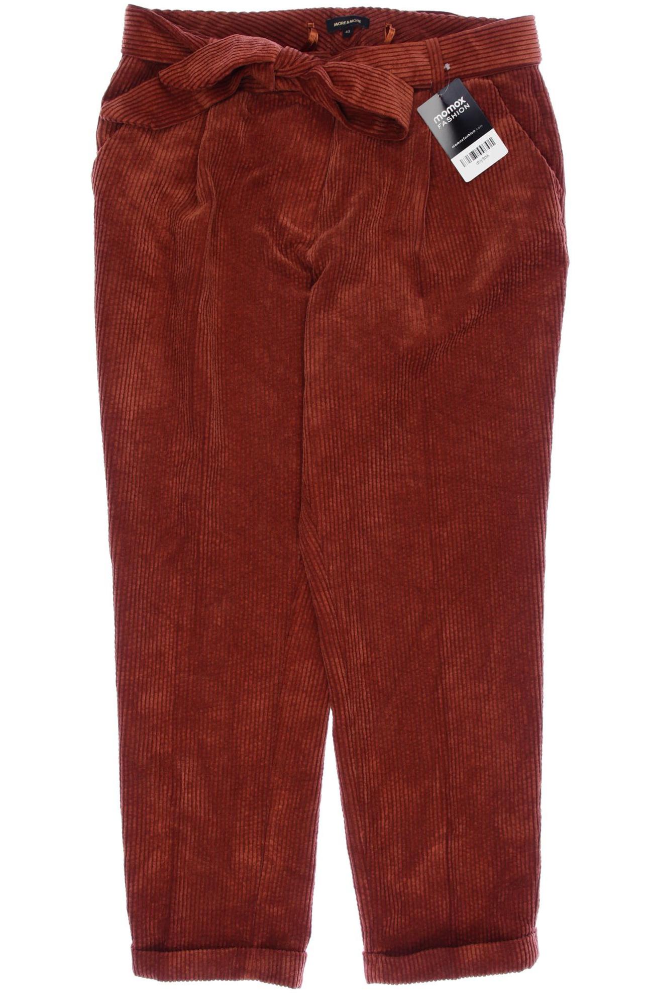 

More & More Damen Stoffhose, rot, Gr. 40