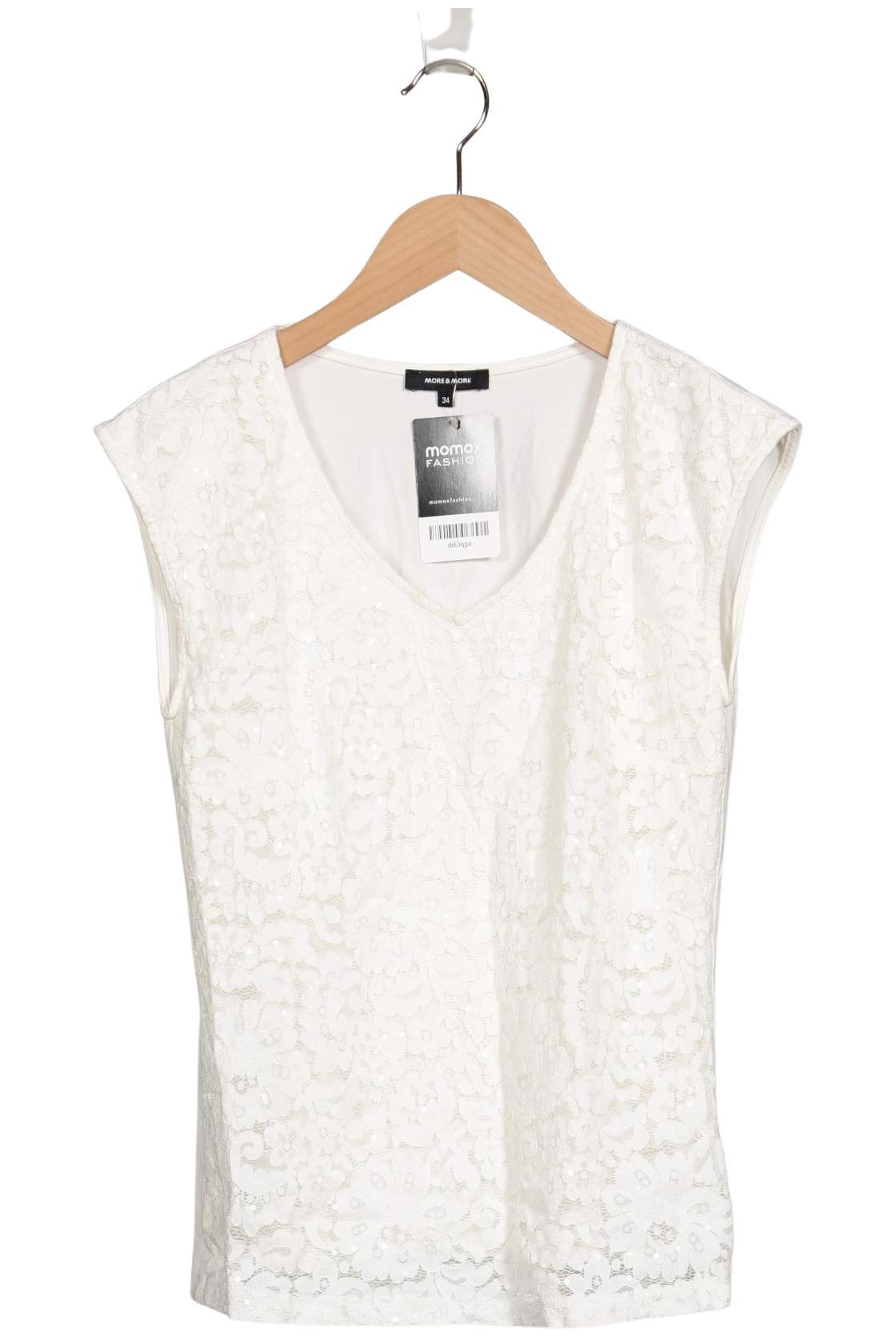 

More & More Damen T-Shirt, cremeweiß, Gr. 34
