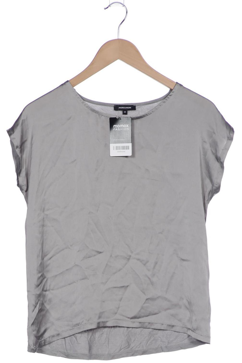 

More & More Damen T-Shirt, grau, Gr. 34