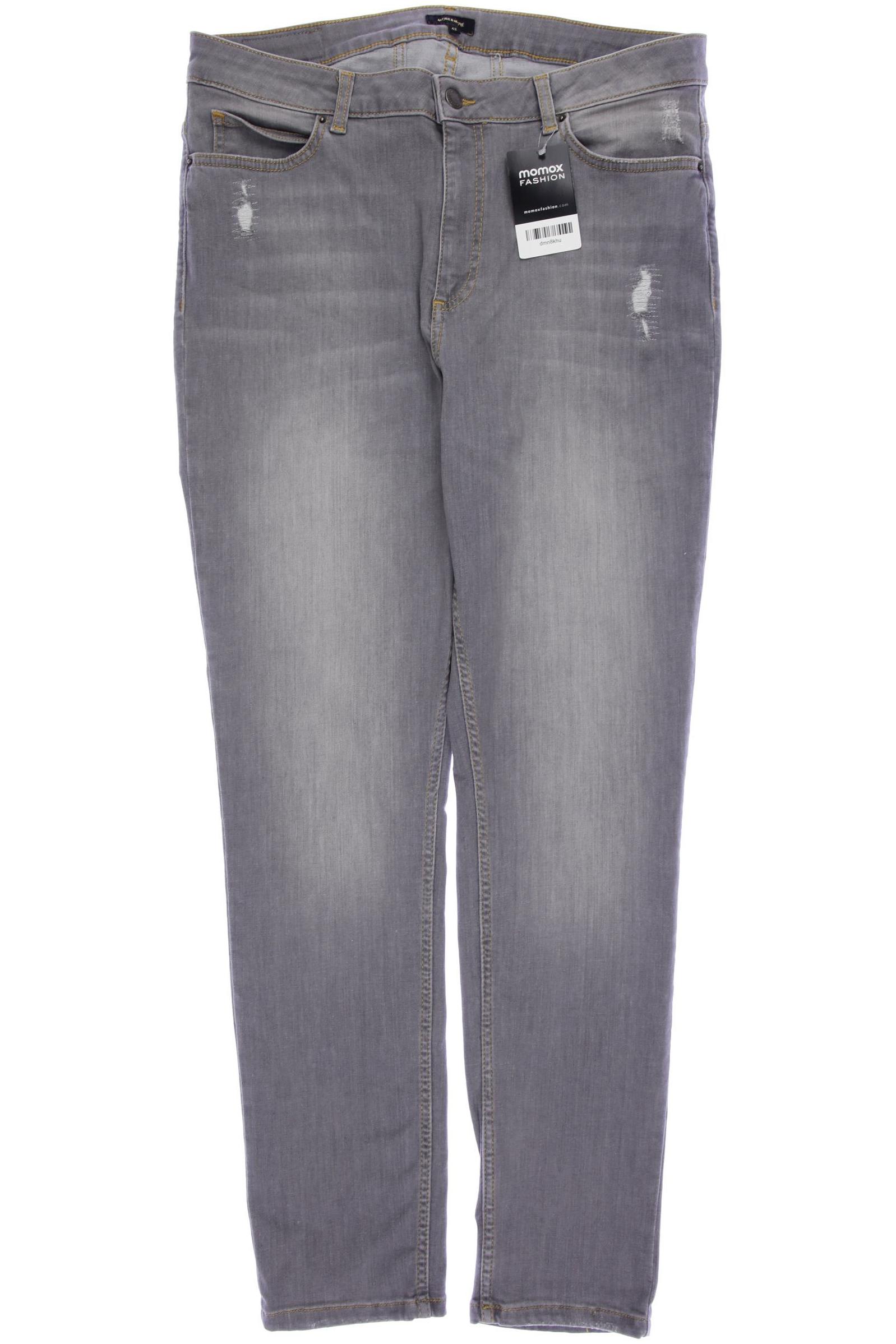 

More & More Damen Jeans, grau, Gr. 42