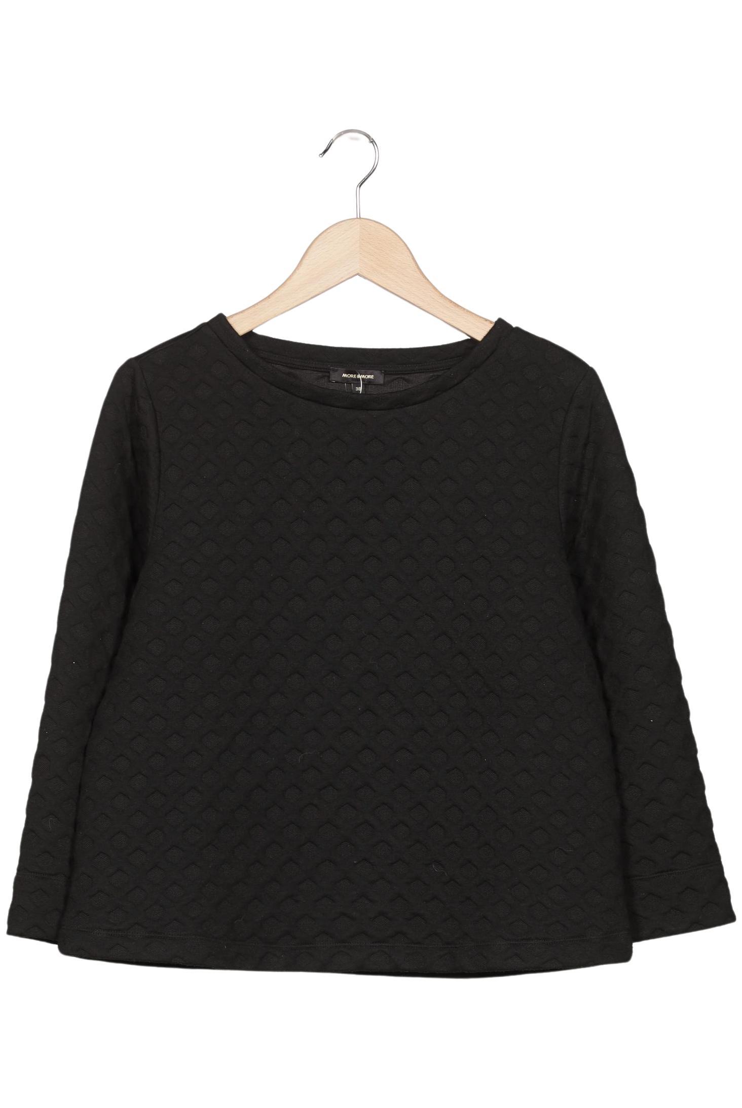 

More & More Damen Sweatshirt, schwarz, Gr. 38