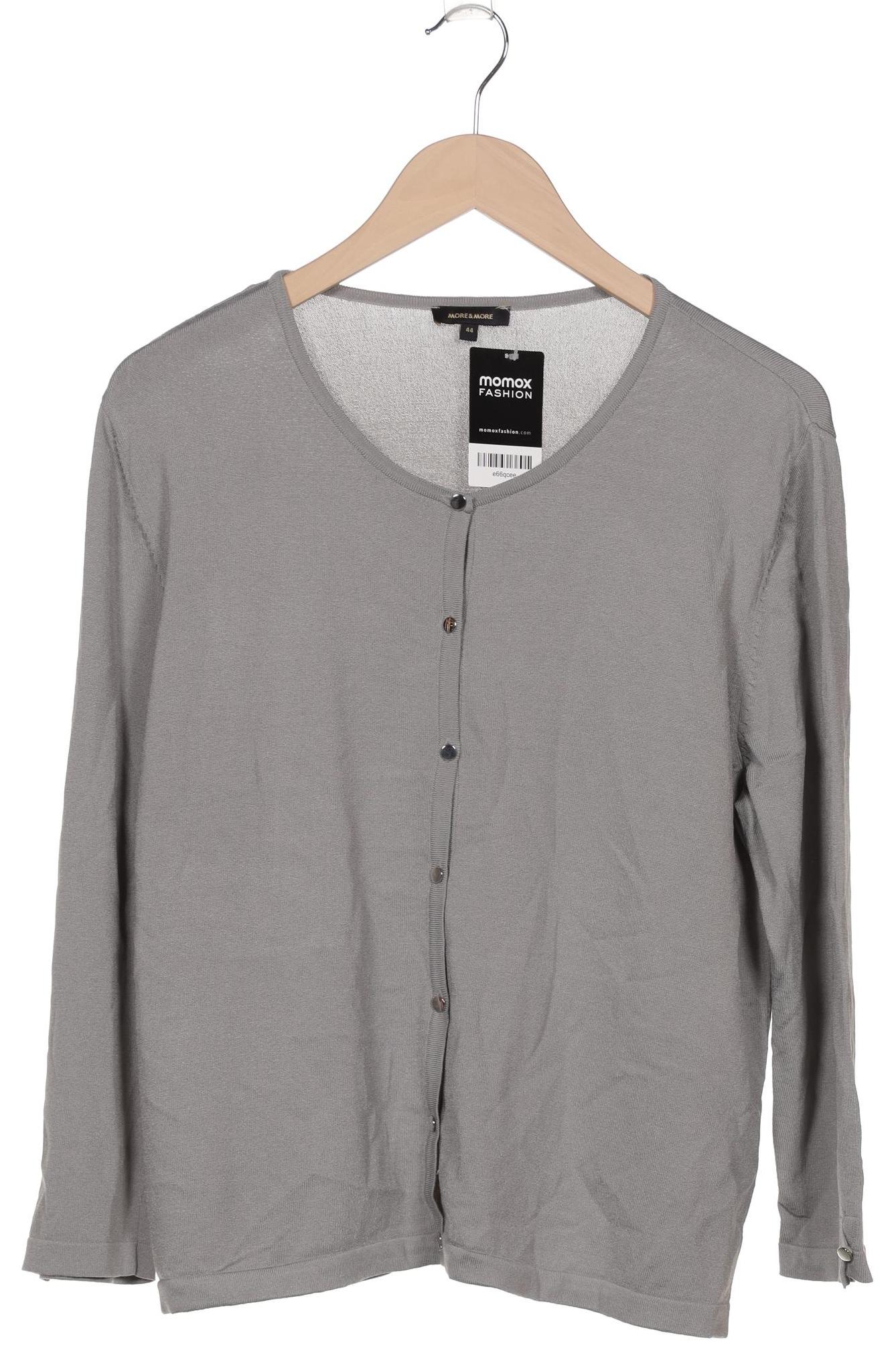 

More & More Damen Strickjacke, grau, Gr. 38