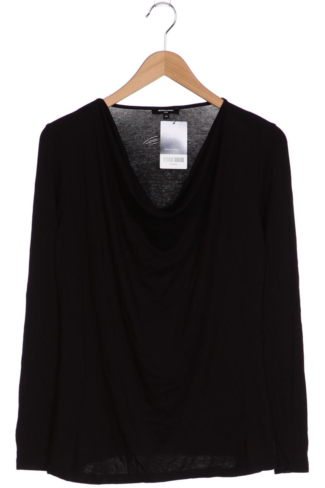 

More & More Damen Langarmshirt, schwarz, Gr. 40
