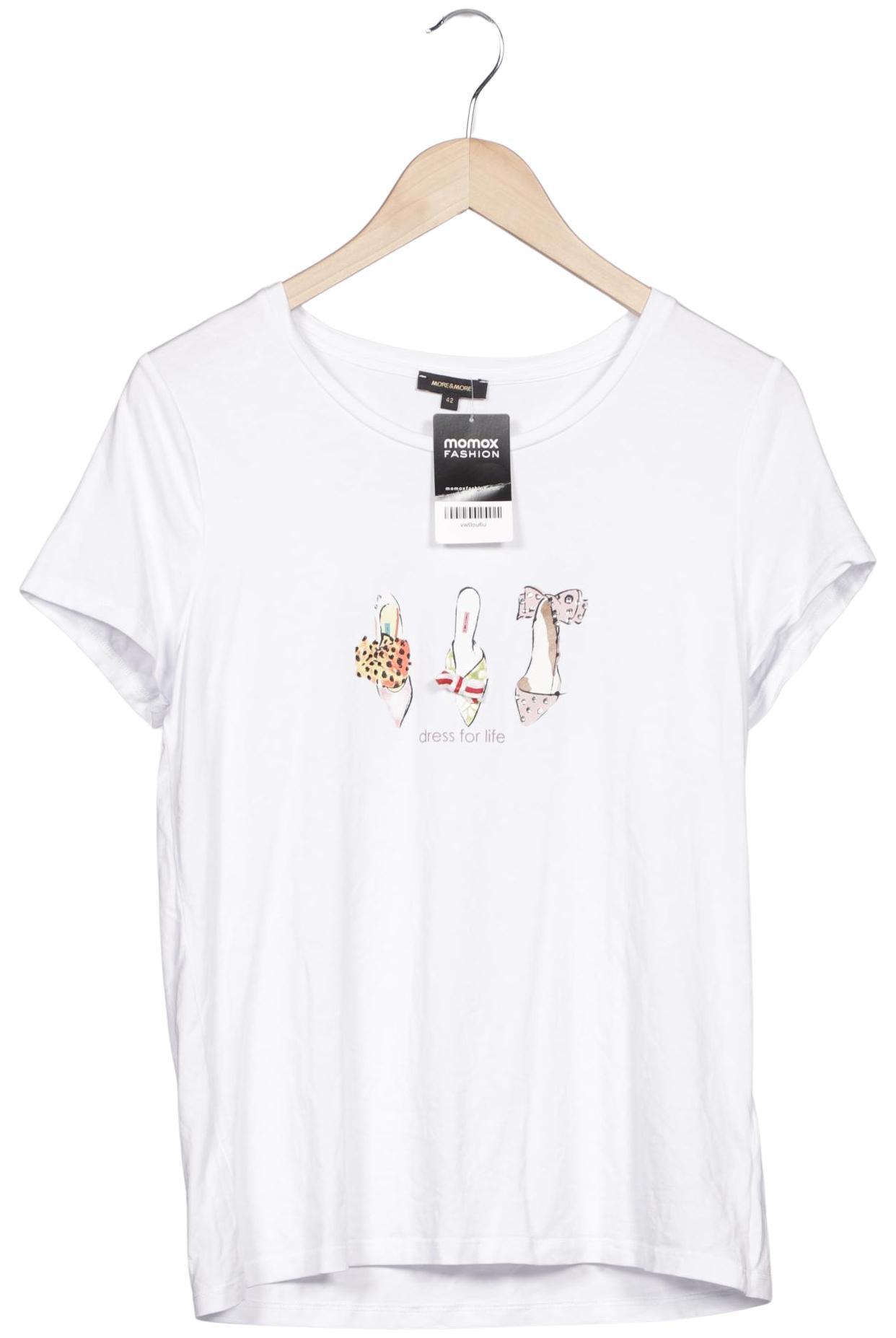 

More & More Damen T-Shirt, weiß, Gr. 42
