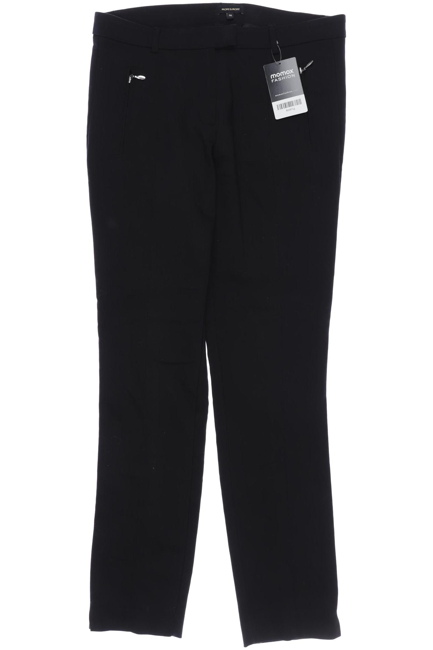 

More & More Damen Stoffhose, schwarz, Gr. 36