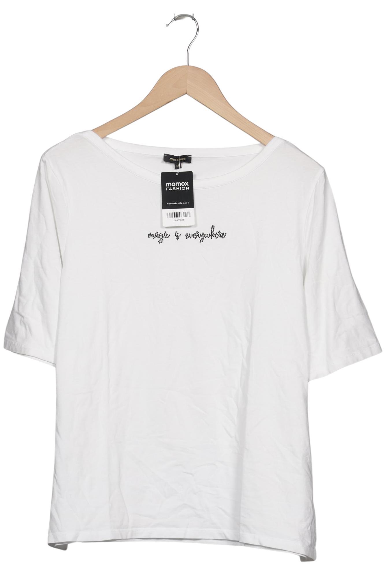 

More & More Damen T-Shirt, weiß, Gr. 46