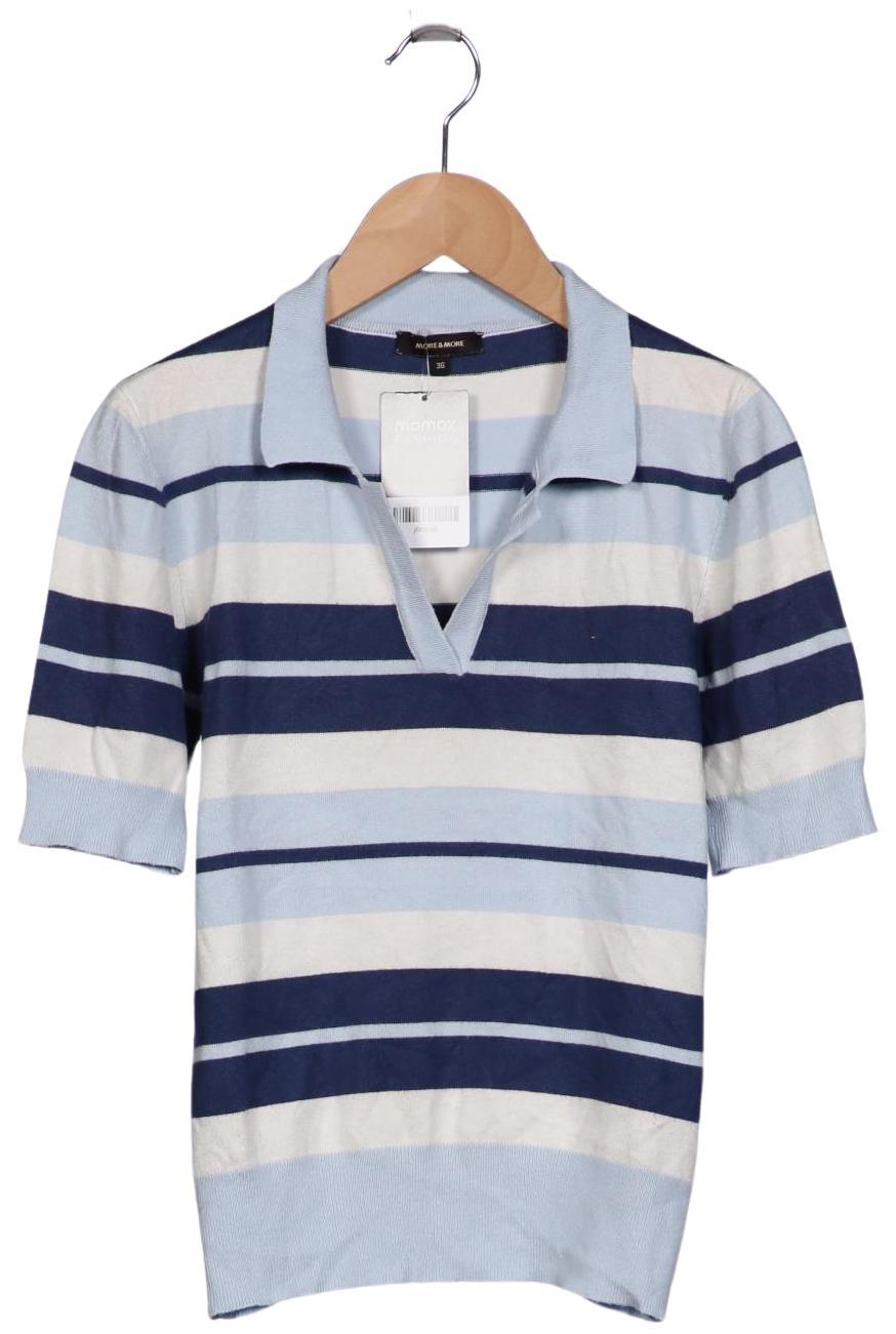 

More & More Damen Poloshirt, blau, Gr. 36