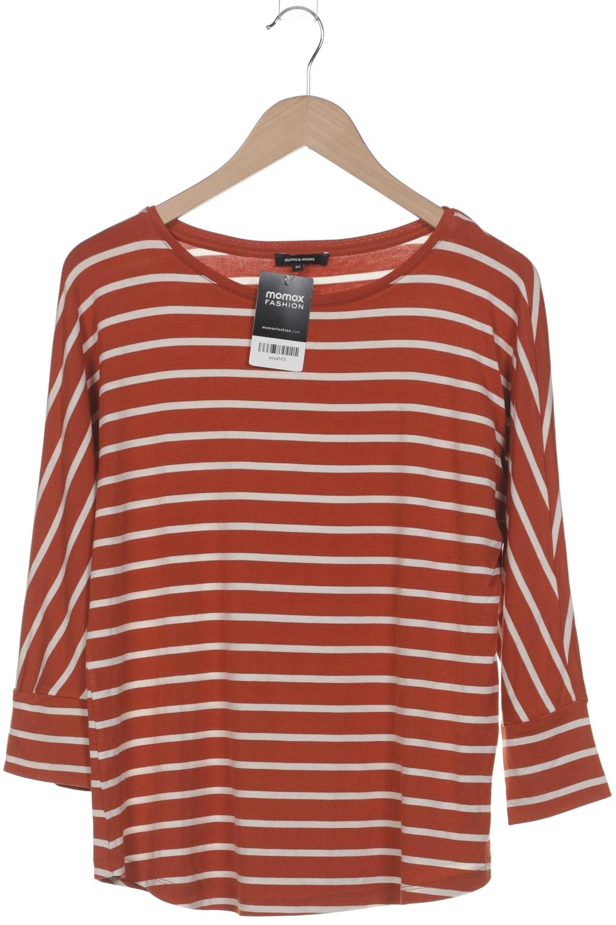 

More & More Damen Langarmshirt, orange, Gr. 40