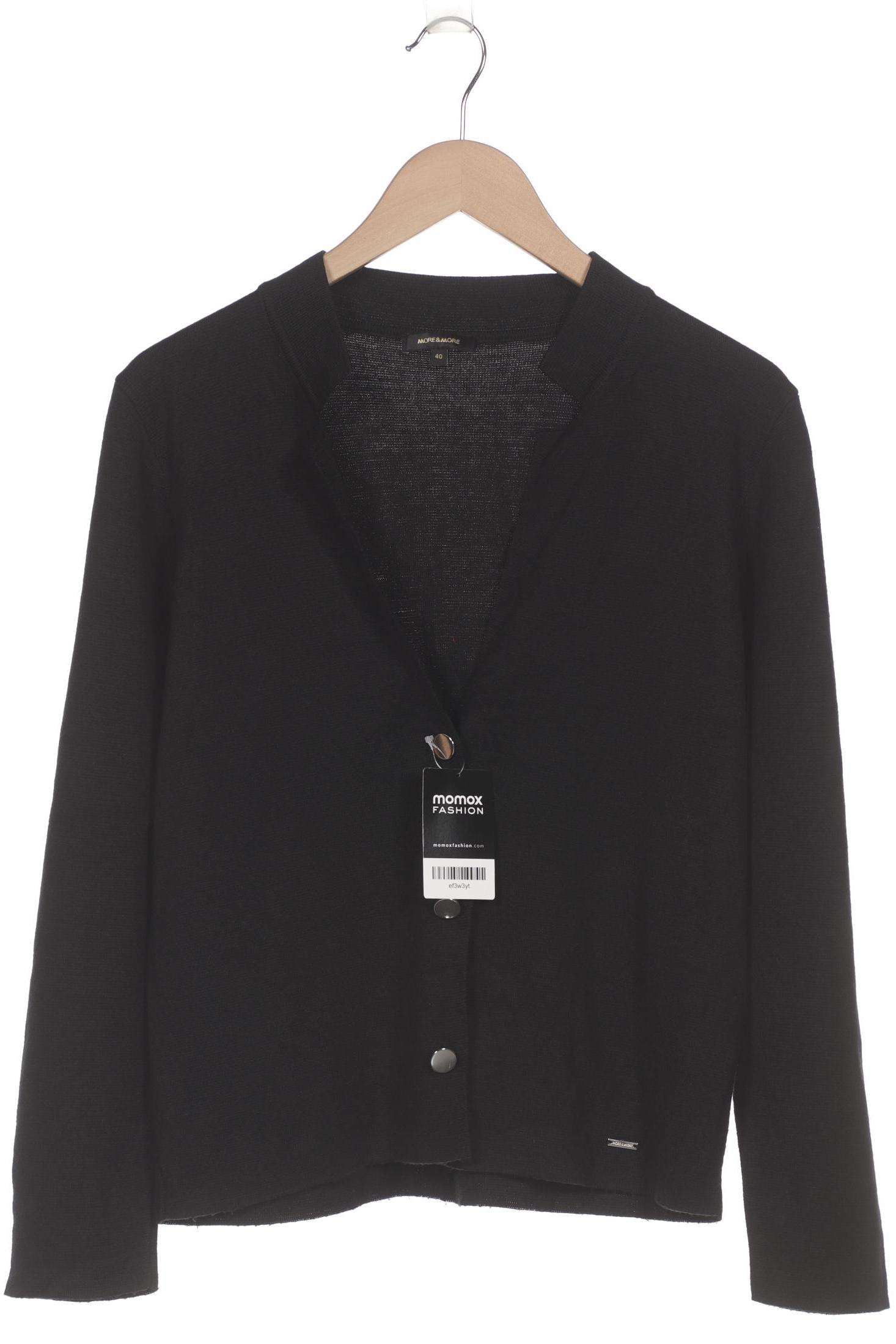 

More & More Damen Strickjacke, schwarz, Gr. 40