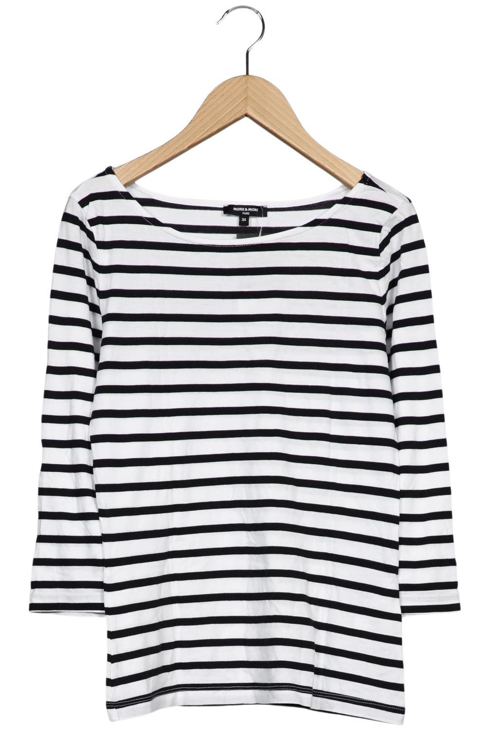 

More & More Damen Langarmshirt, mehrfarbig, Gr. 34