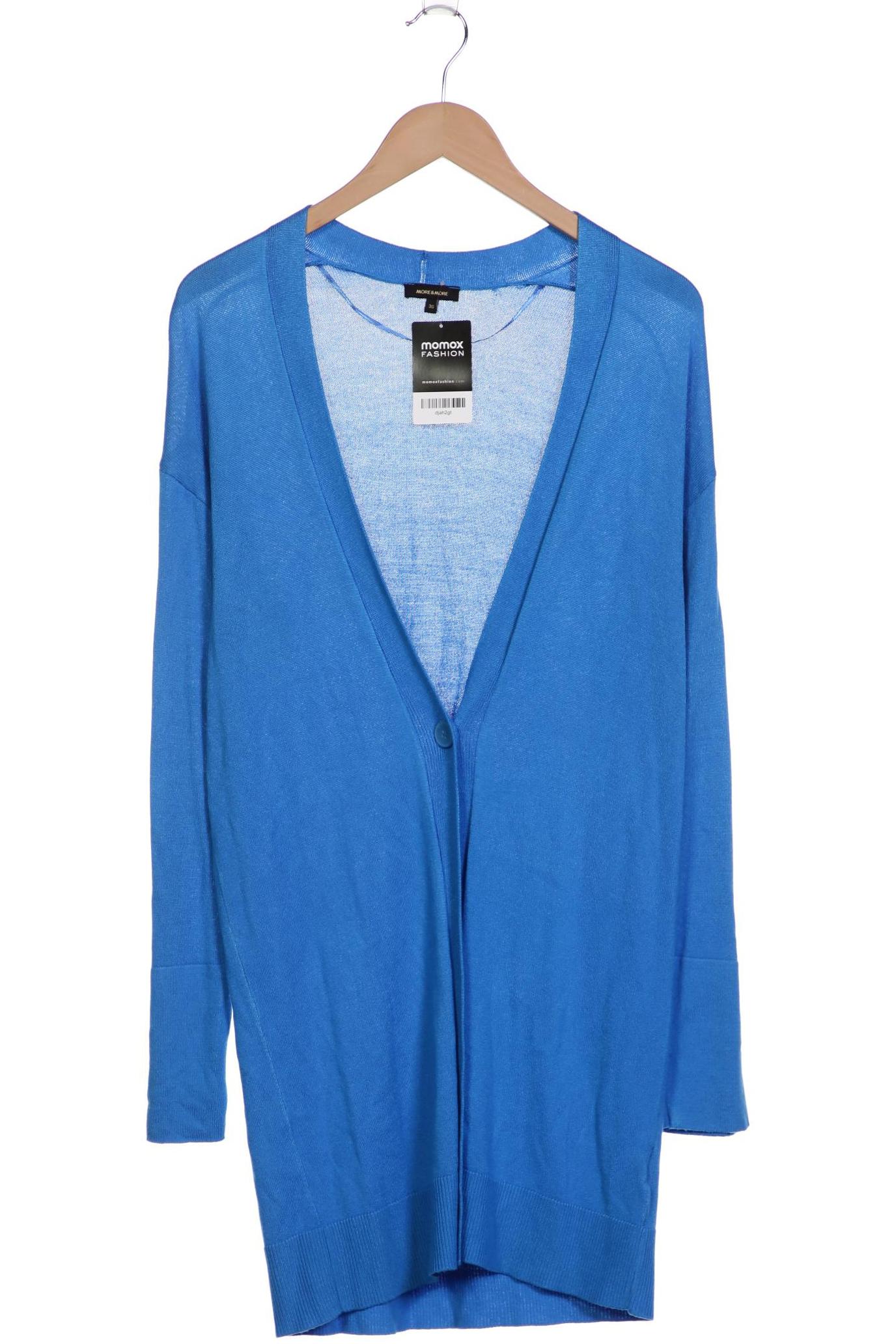 

More & More Damen Strickjacke, blau, Gr. 36