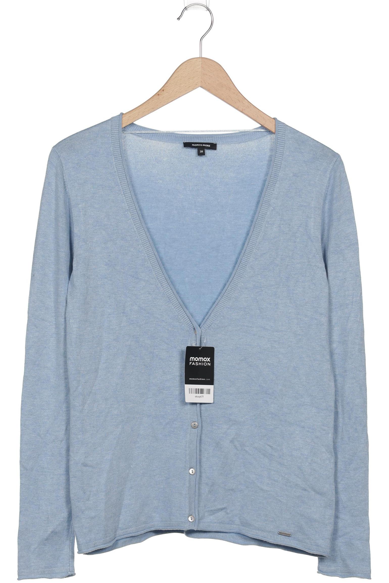 

More & More Damen Strickjacke, blau, Gr. 38