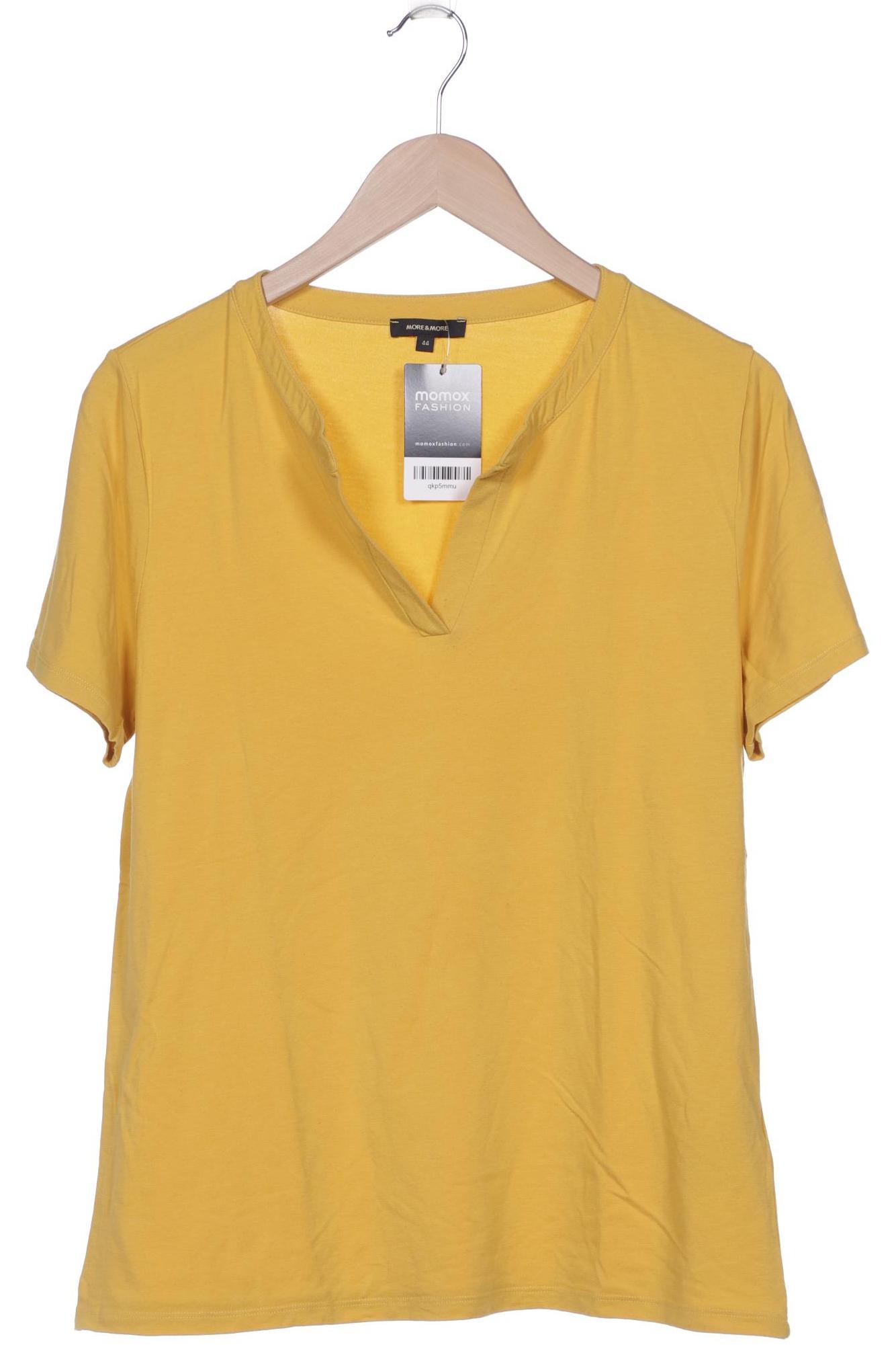 

More & More Damen T-Shirt, gelb, Gr. 44