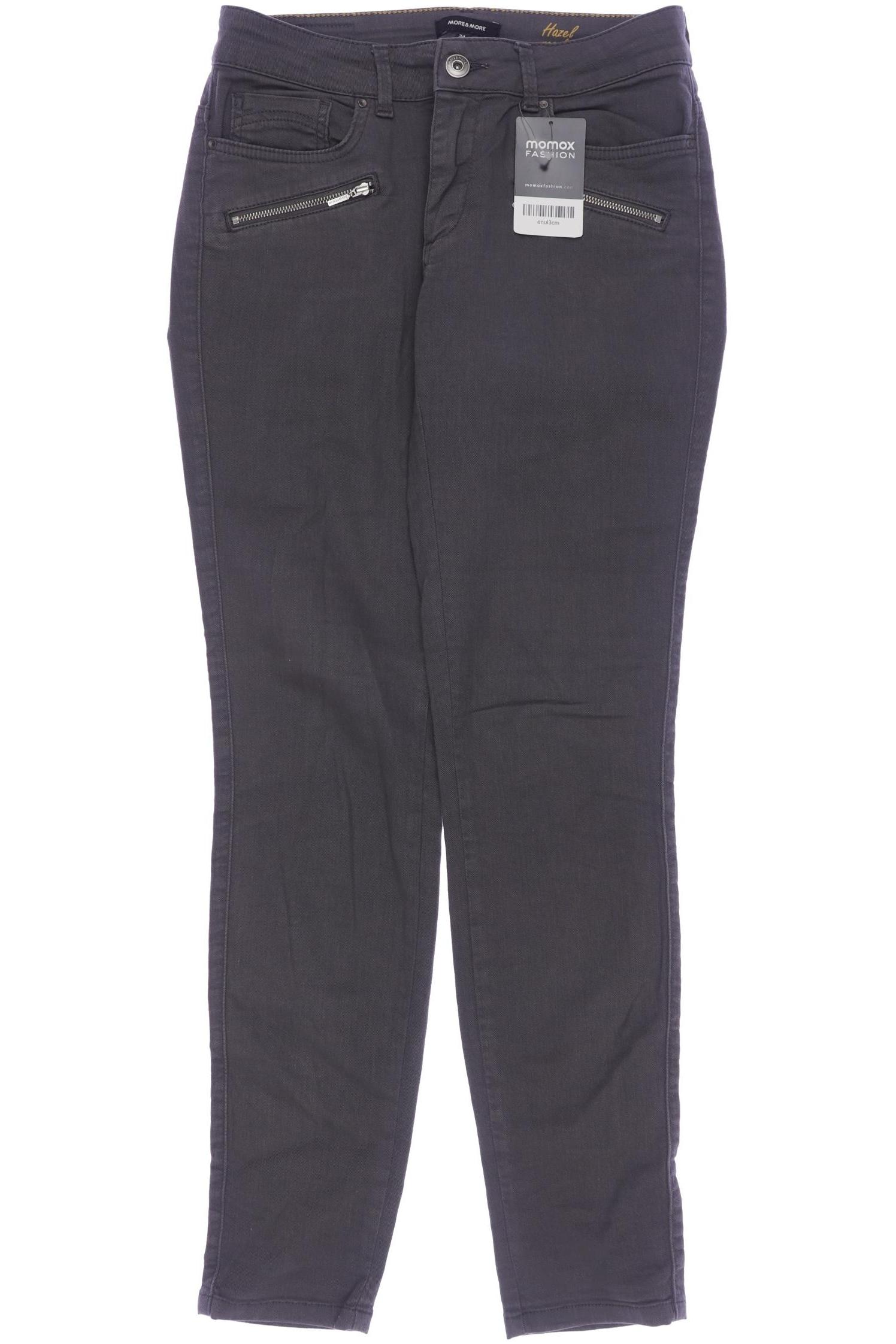 

More & More Damen Jeans, grau, Gr. 34