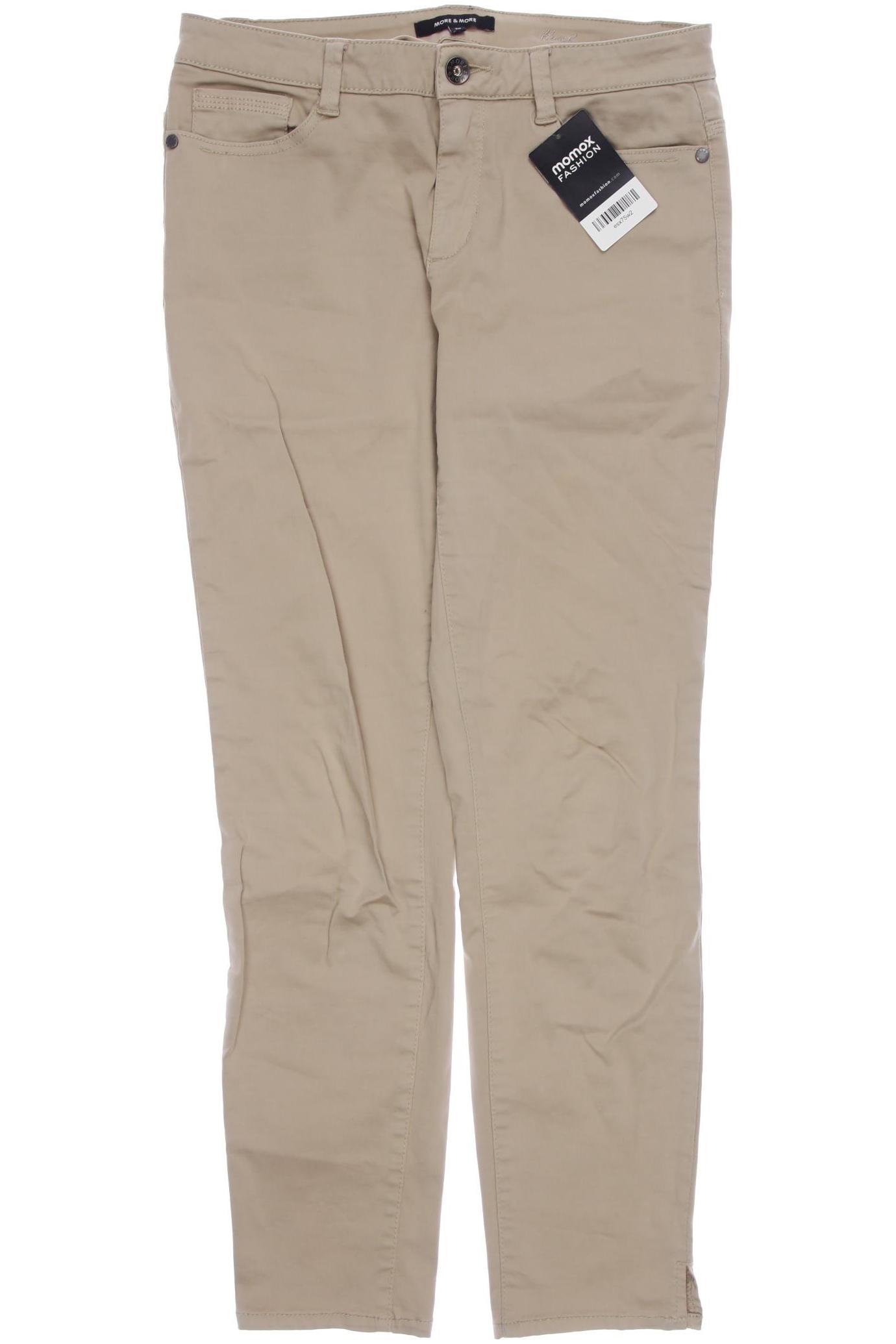 

More & More Damen Stoffhose, beige, Gr. 36