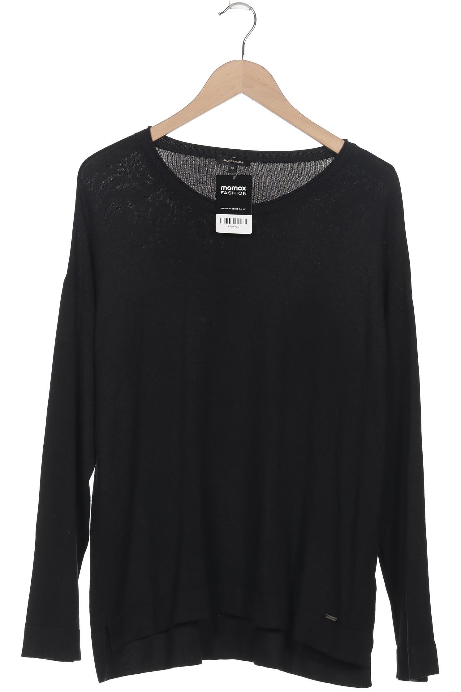 

More & More Damen Pullover, schwarz, Gr. 38