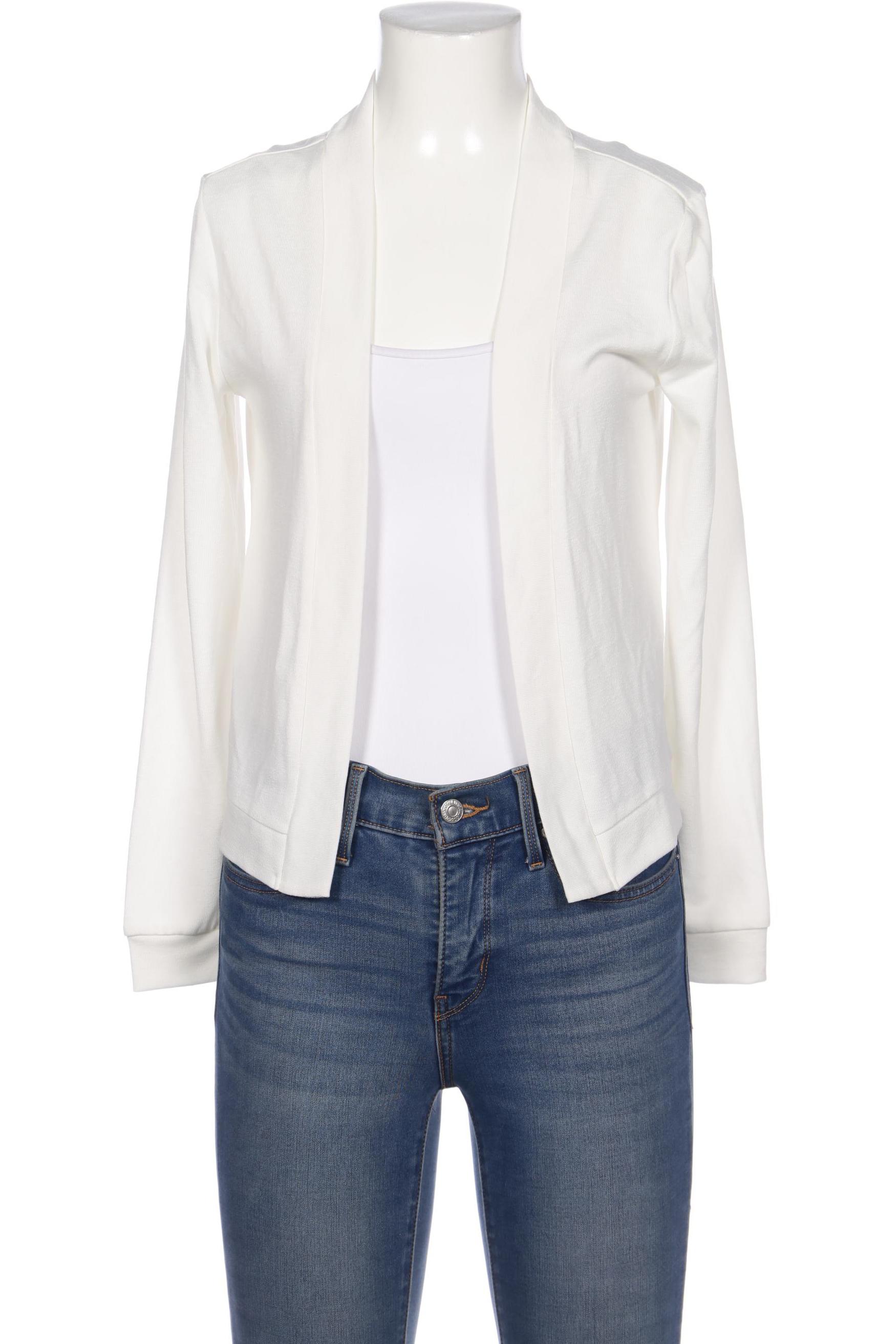 

More & More Damen Strickjacke, weiß, Gr. 34