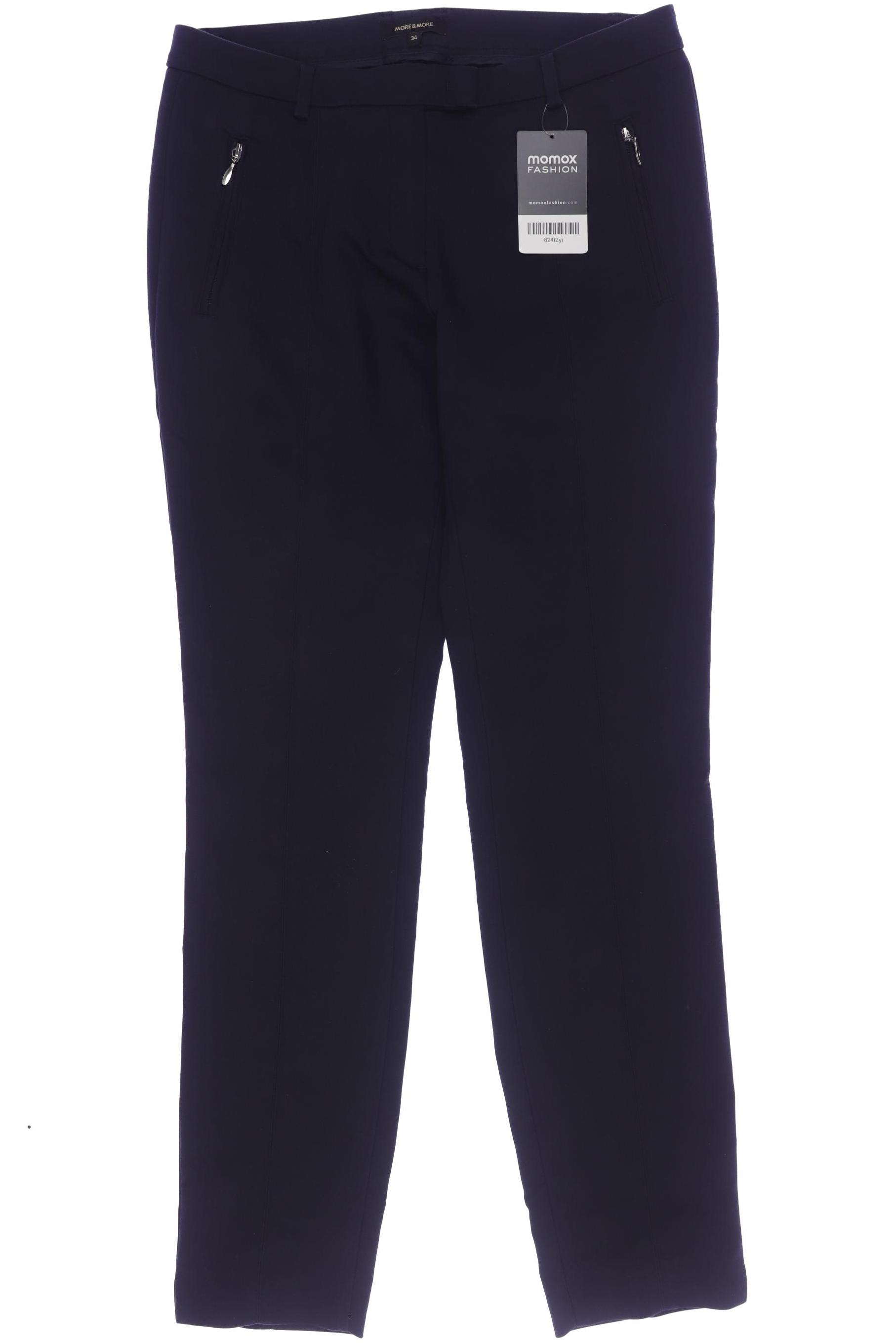

More & More Damen Stoffhose, marineblau, Gr. 34