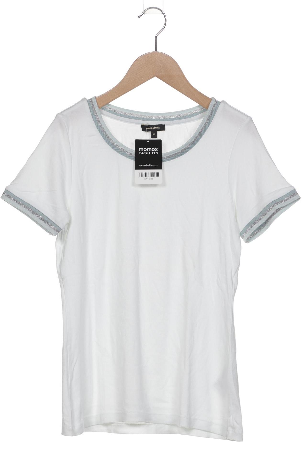 

More & More Damen T-Shirt, weiß, Gr. 38