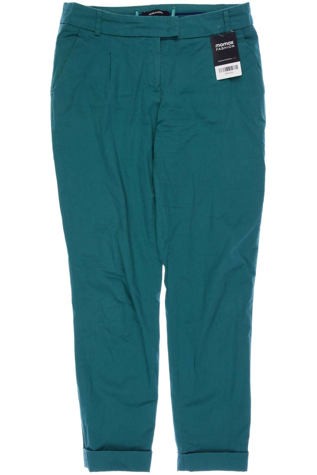 

More & More Damen Stoffhose, grün, Gr. 30