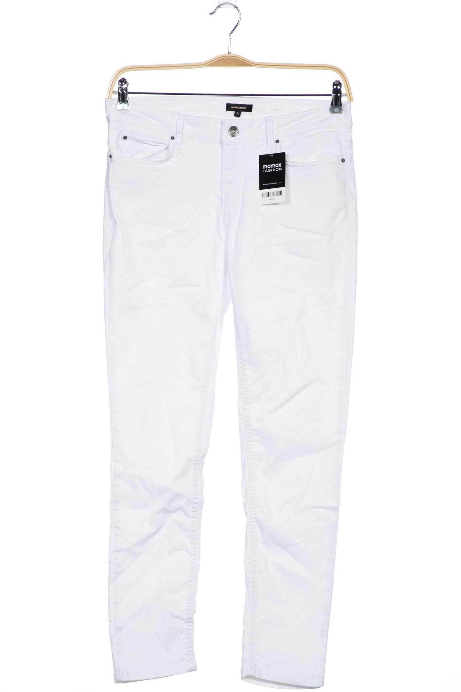 

More & More Damen Jeans, weiß
