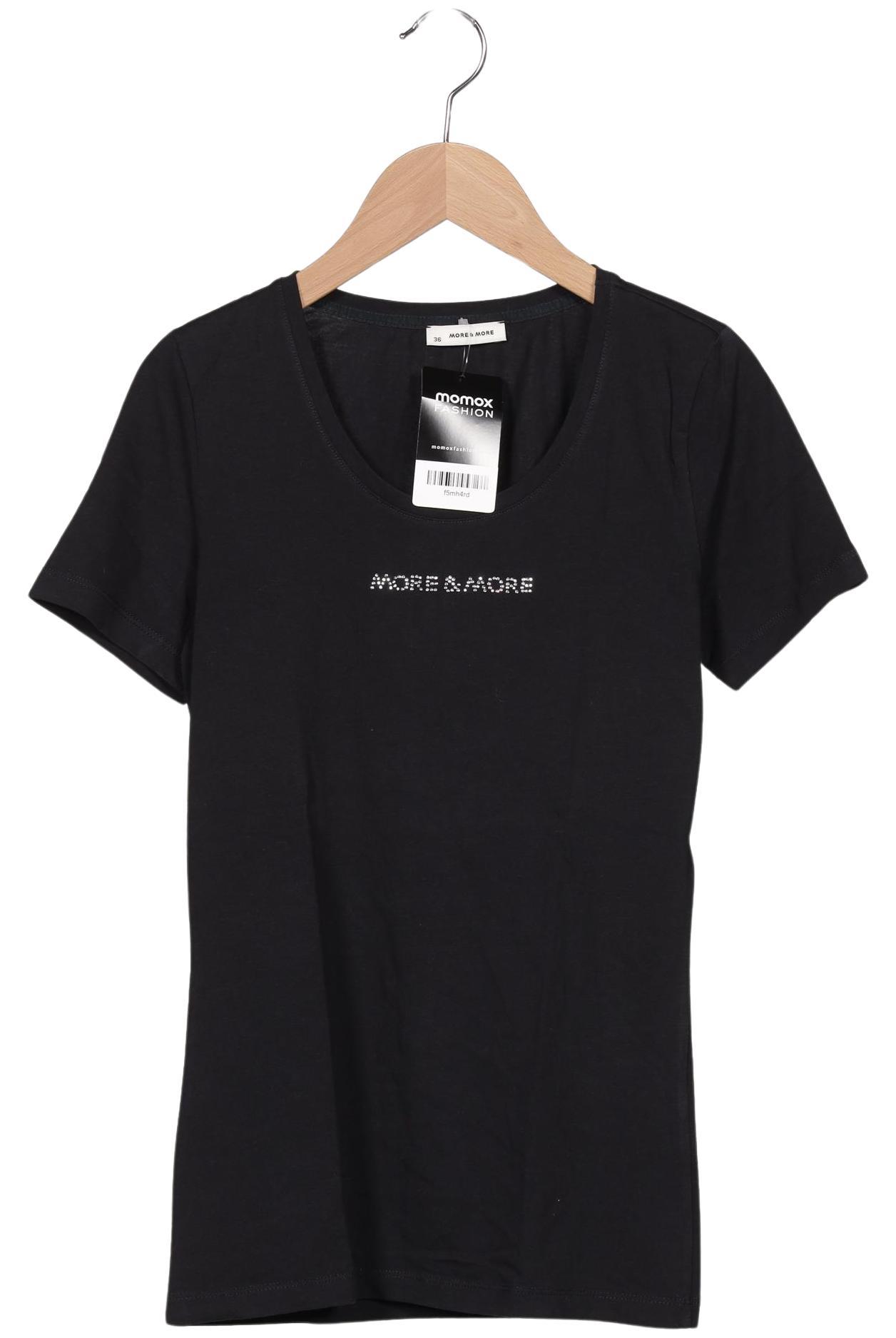 

More & More Damen T-Shirt, schwarz, Gr. 36