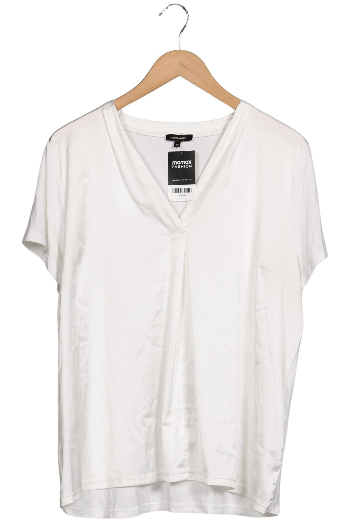 

More & More Damen T-Shirt, weiß, Gr. 46