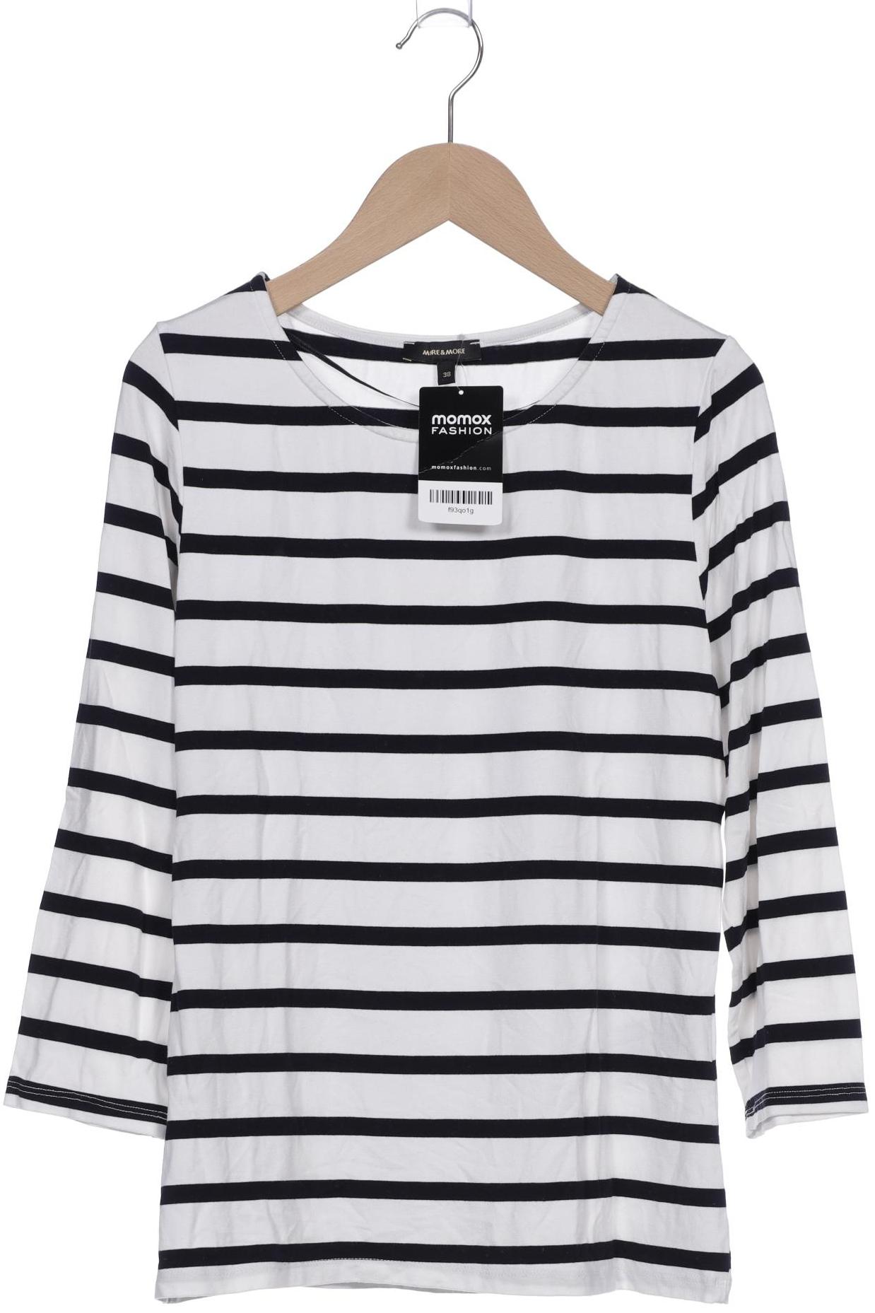

More & More Damen Langarmshirt, weiß