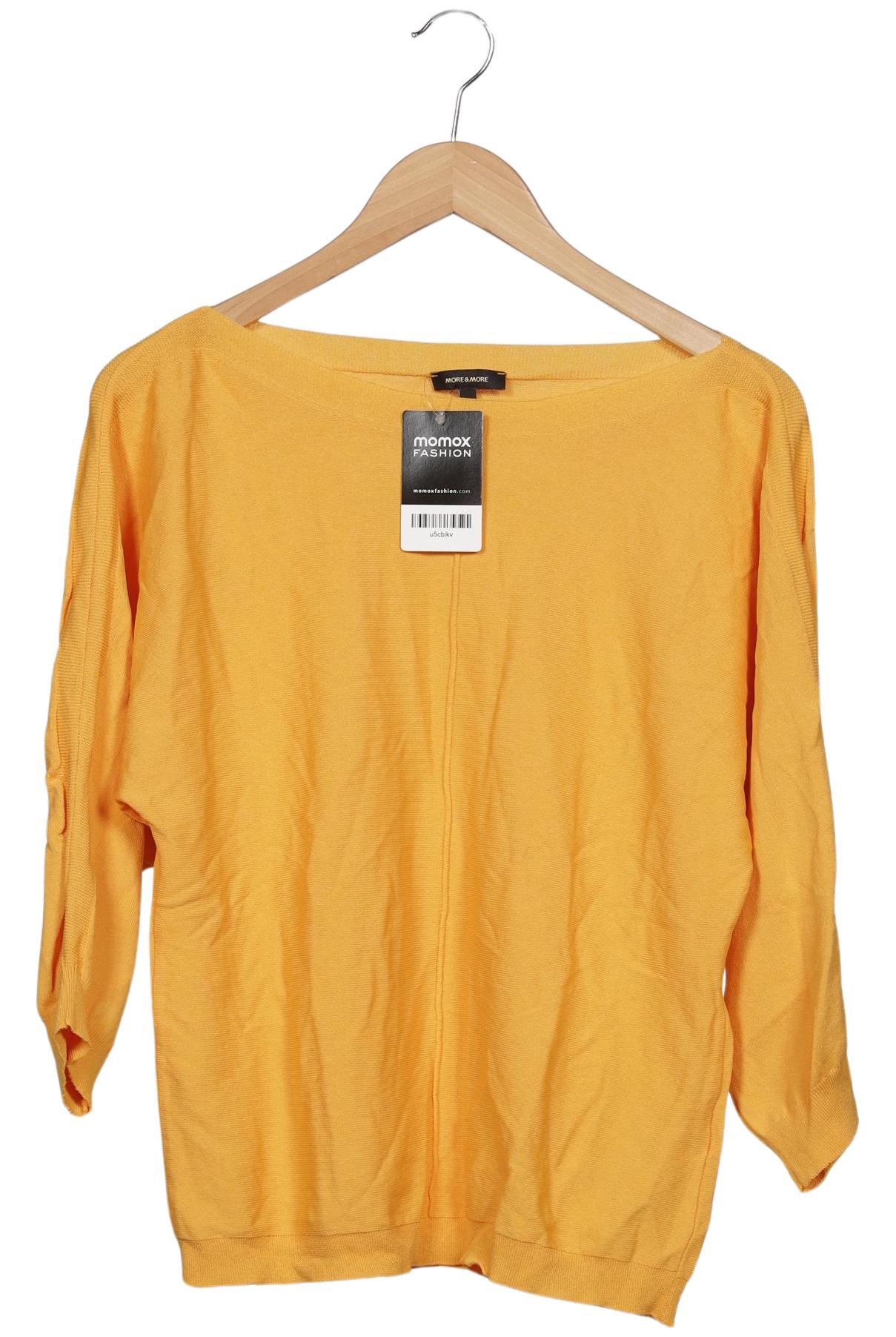 

More & More Damen Pullover, gelb, Gr. 38