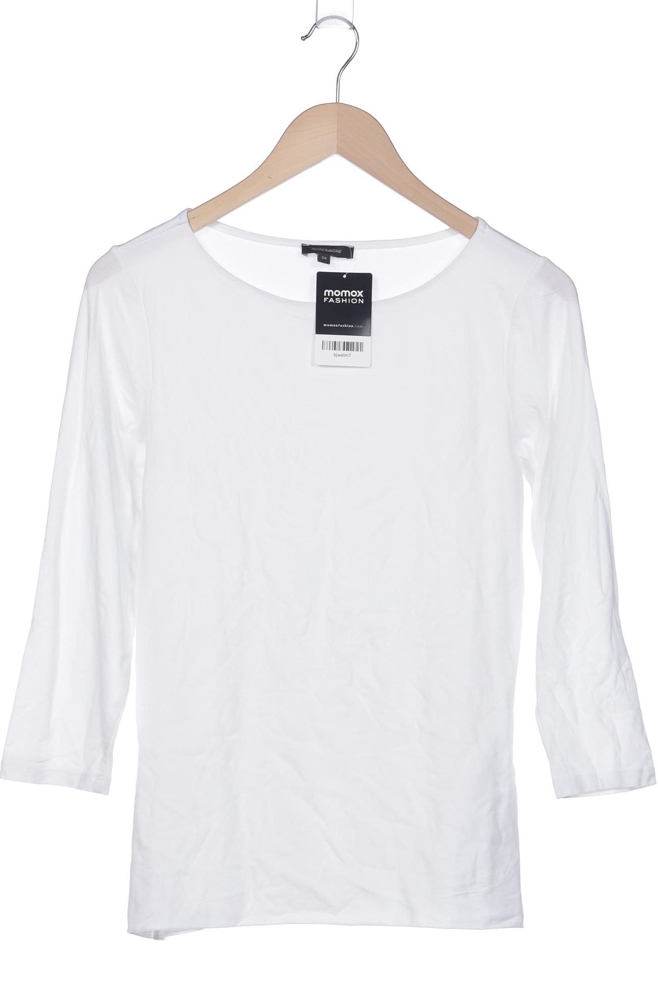 

More & More Damen Langarmshirt, weiß, Gr. 38