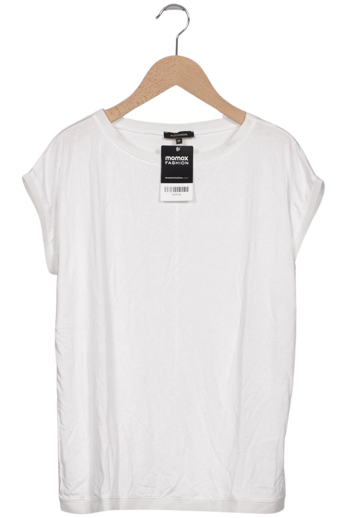 

More & More Damen T-Shirt, weiß, Gr. 36