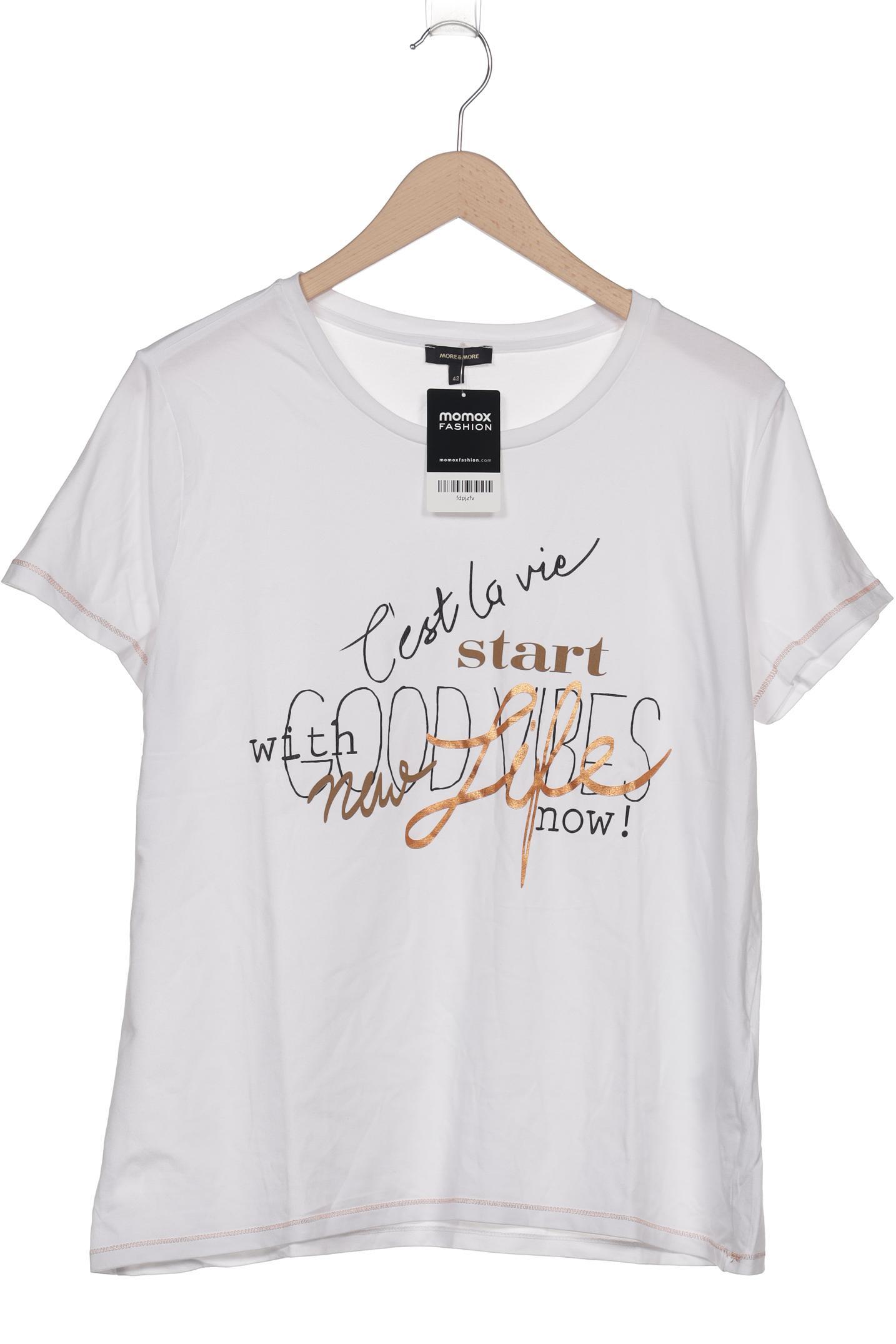 

More & More Damen T-Shirt, weiß, Gr. 42