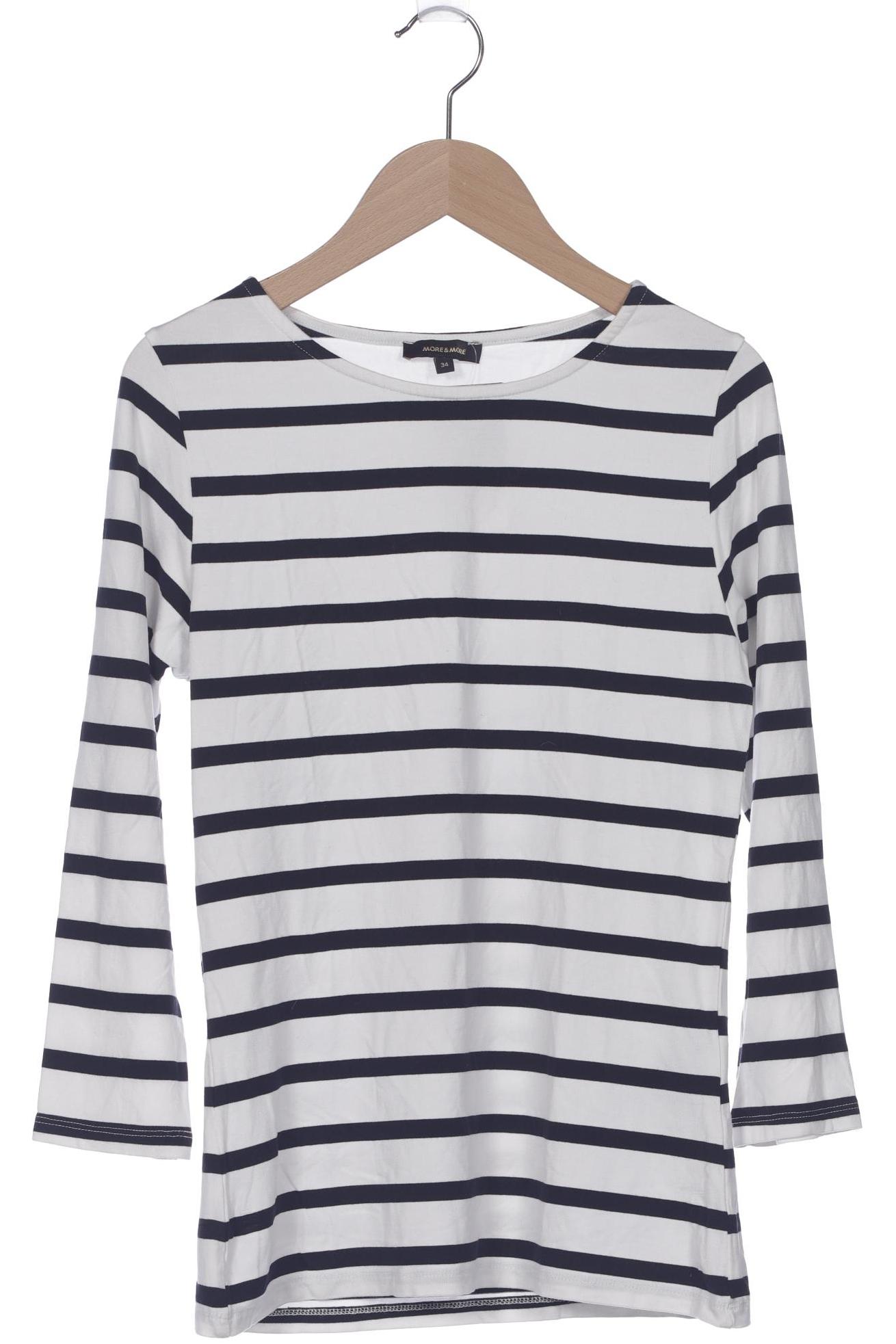 

More & More Damen Langarmshirt, weiß