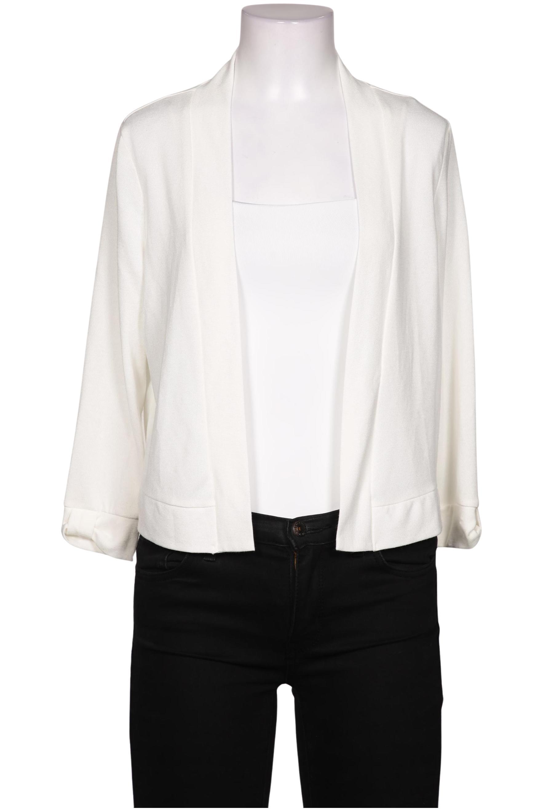 

More & More Damen Strickjacke, weiß, Gr. 38