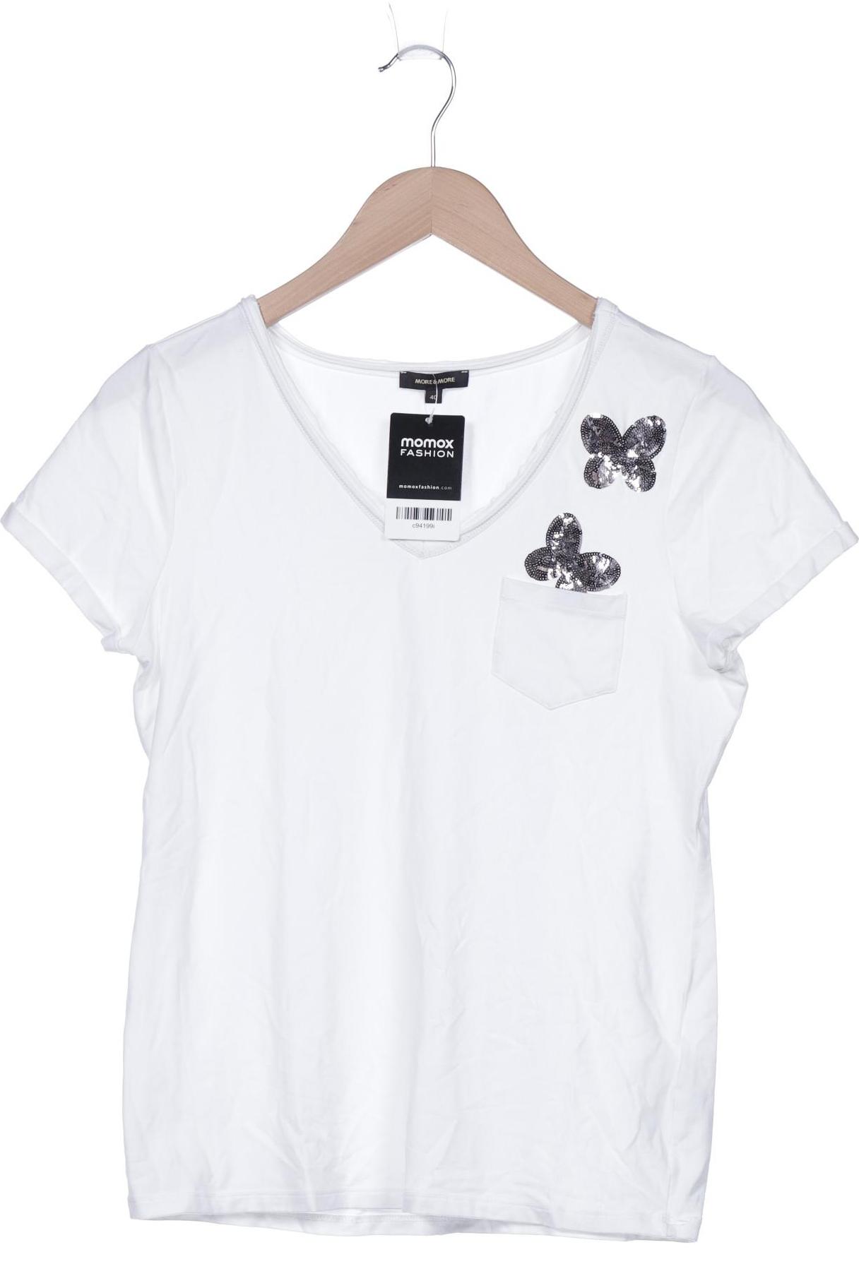 

More & More Damen T-Shirt, weiß, Gr. 40