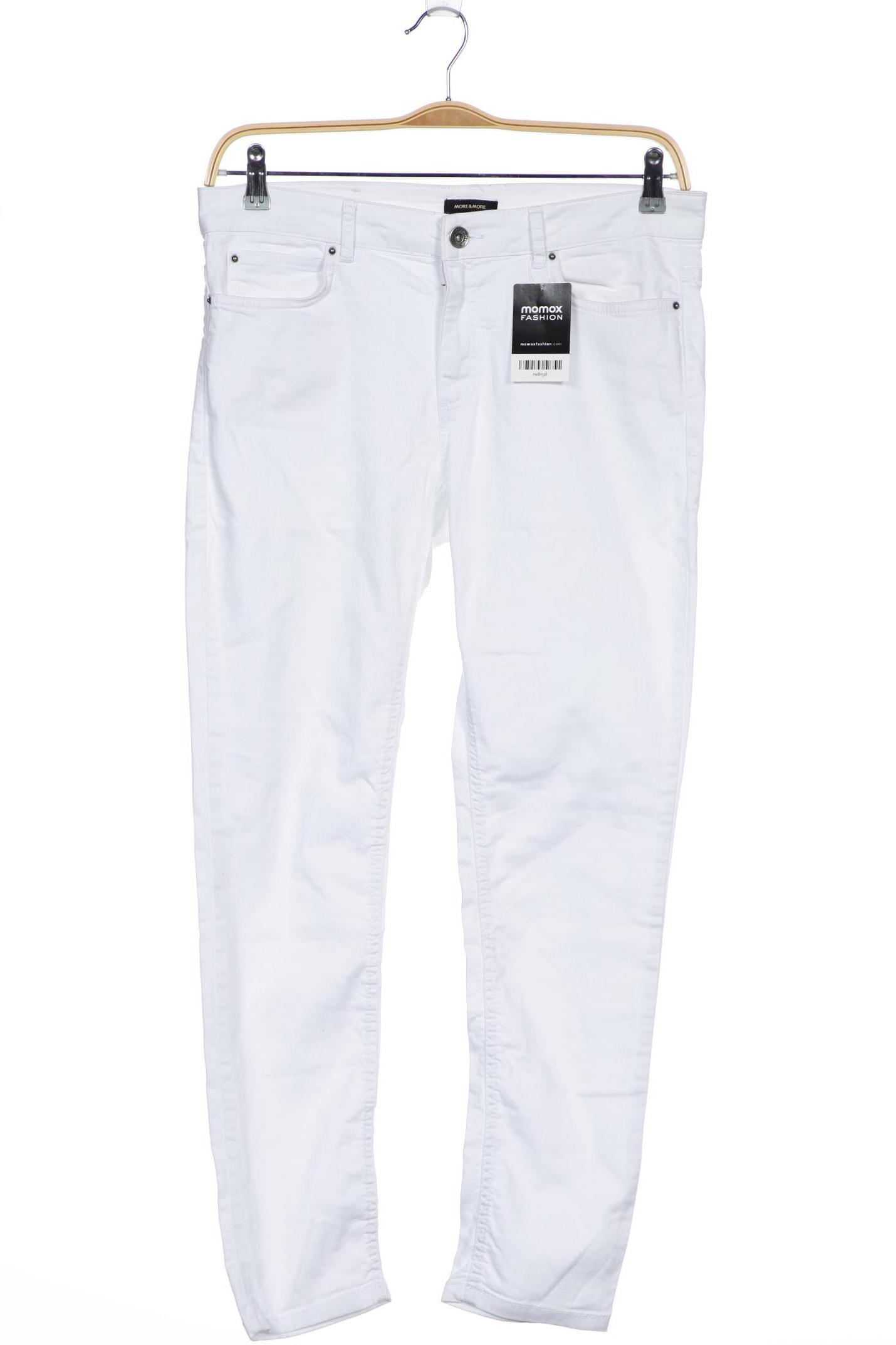 

More & More Damen Jeans, weiß, Gr. 40