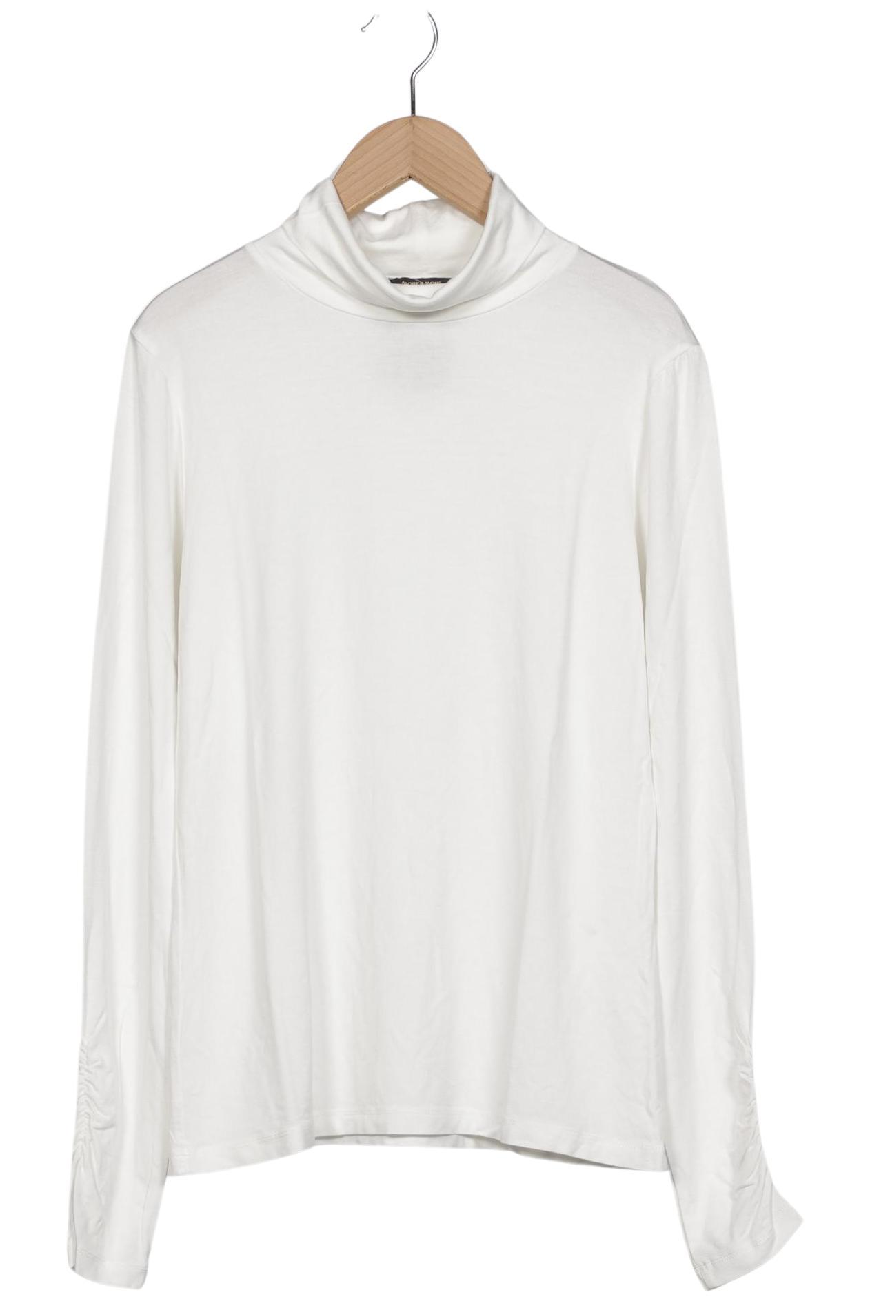 

More & More Damen Langarmshirt, weiß, Gr. 38