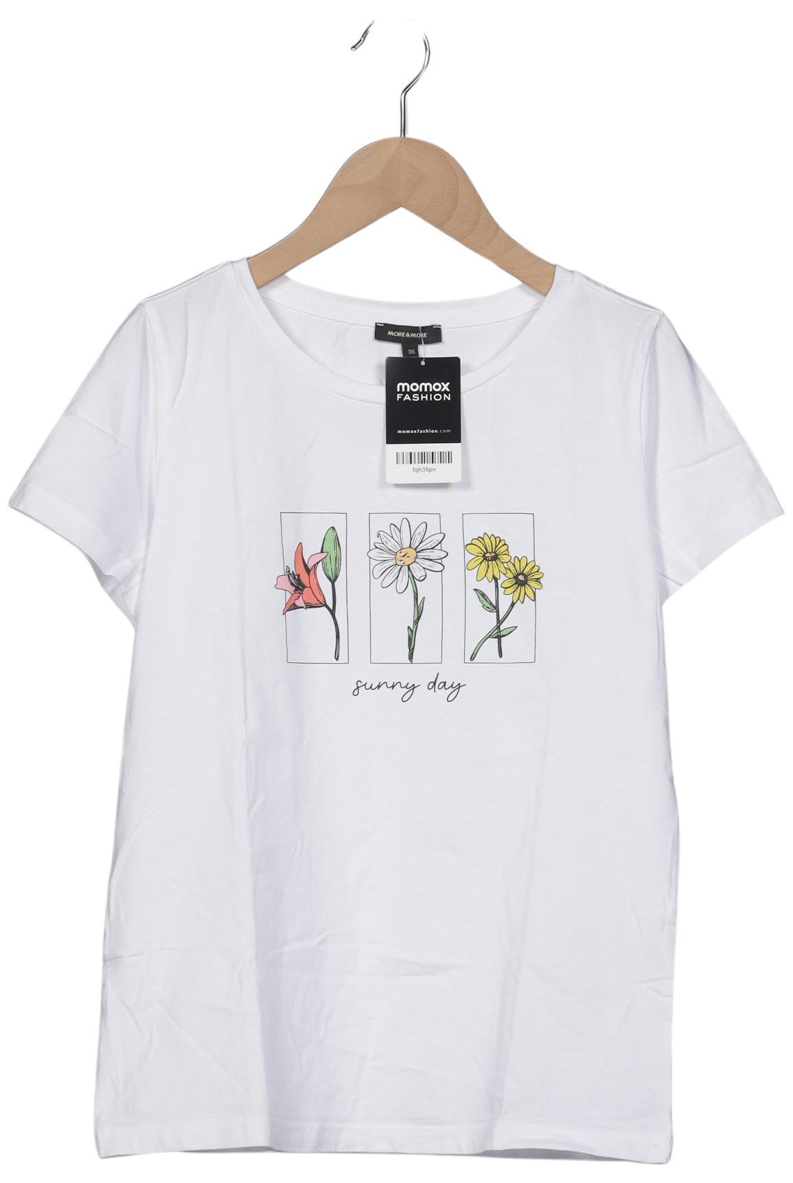 

More & More Damen T-Shirt, weiß, Gr. 36